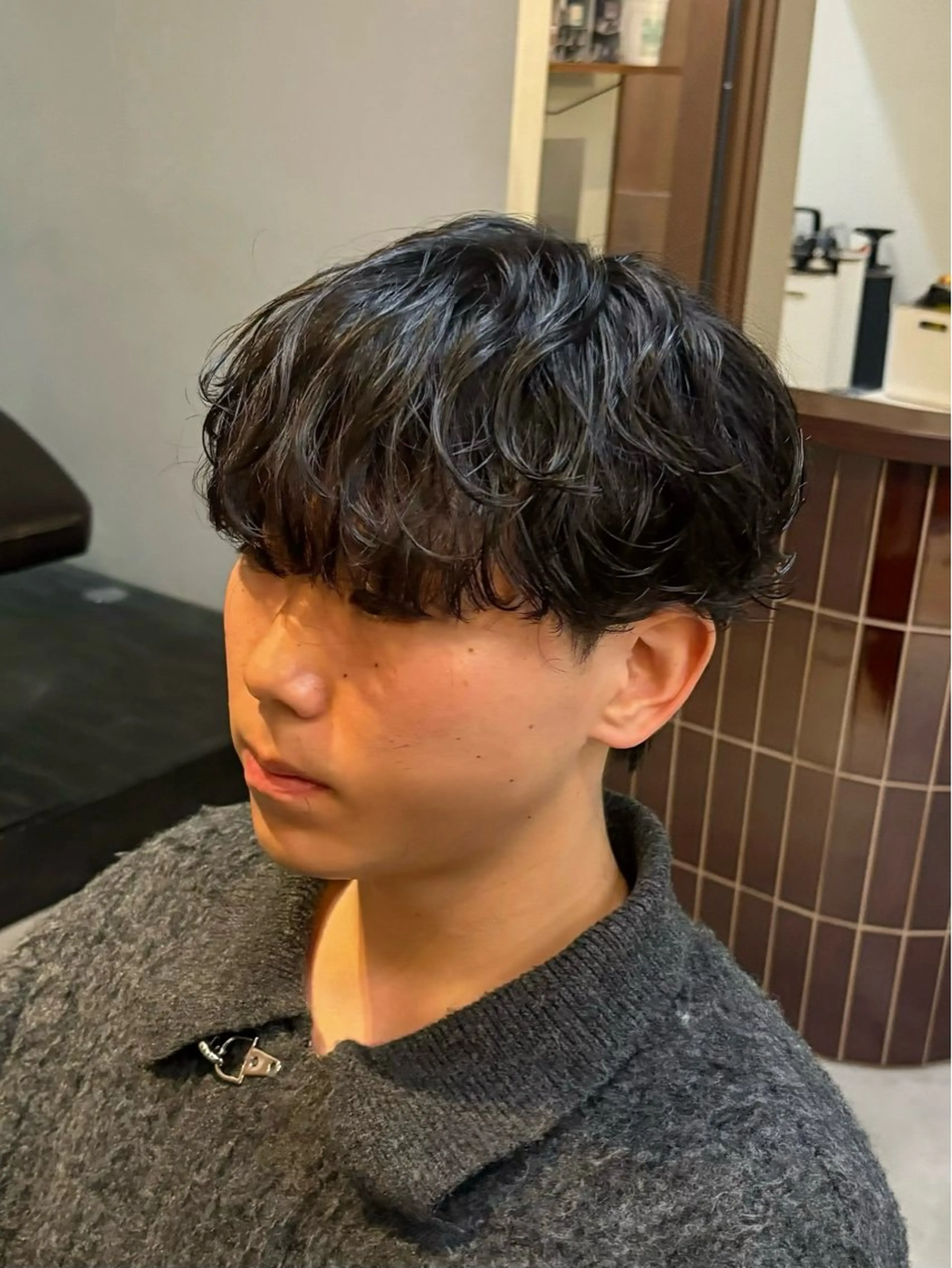 パーマ カット パーマ kota 【波巻き／シャドウ】のヘアスタイル