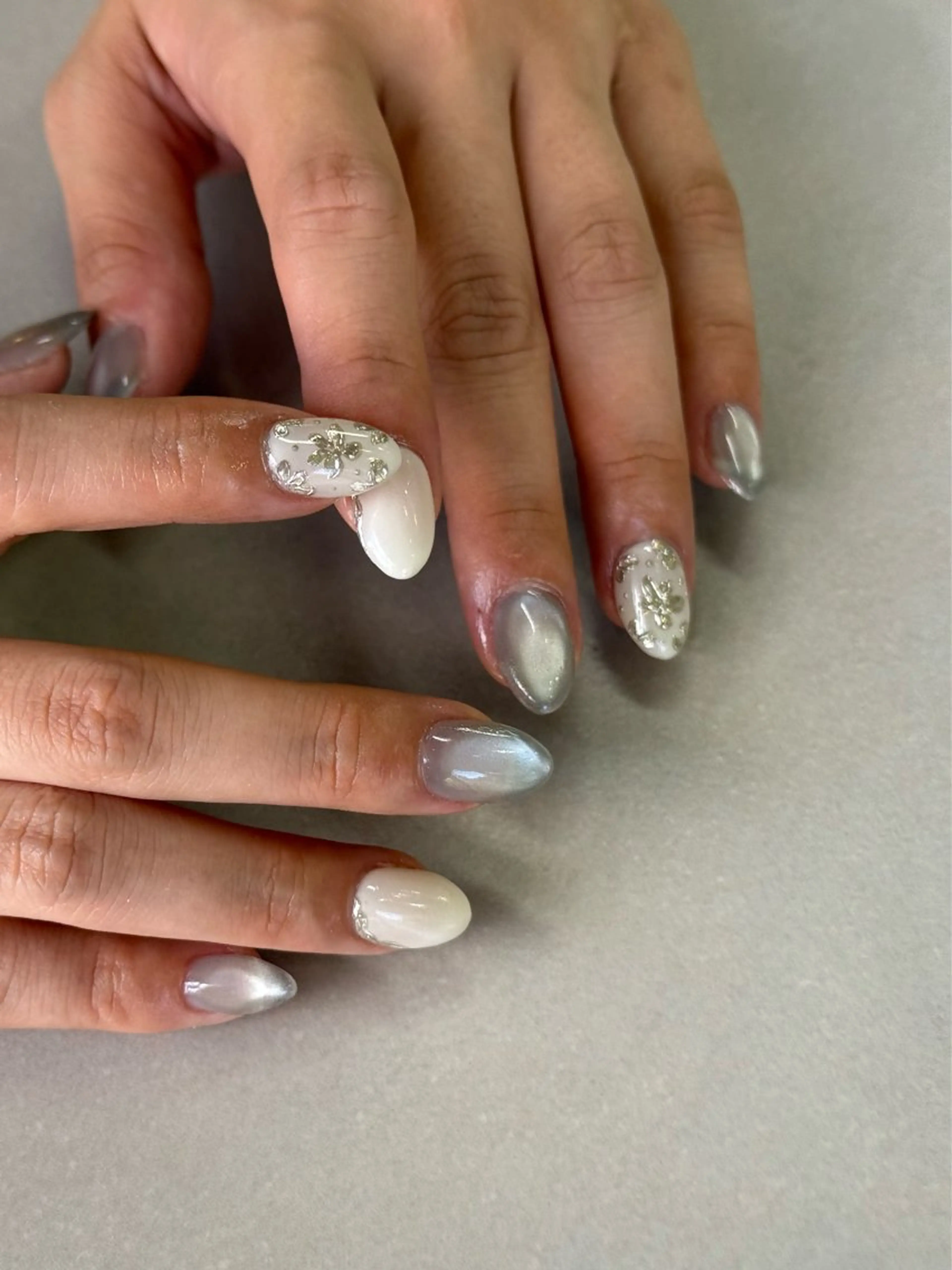 ネイル 長さ出し オフィスネイル ハンドネイル MISATO ネイリスト福岡/薬院のネイルデザイン