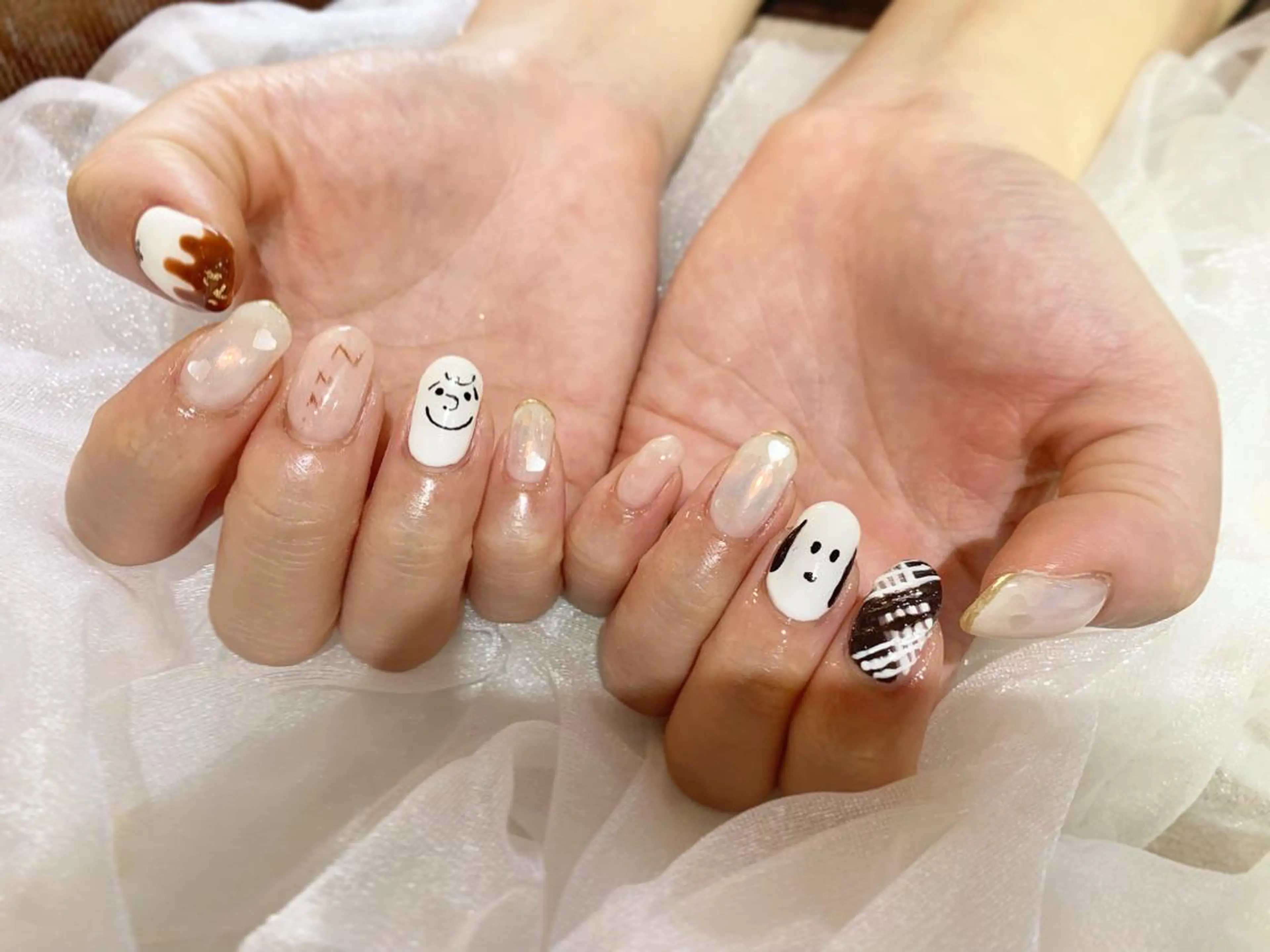 ネイル ストーンネイル Hair＆Esthe＆Nail　Garden所属・Garden Takeuchiのネイルデザイン