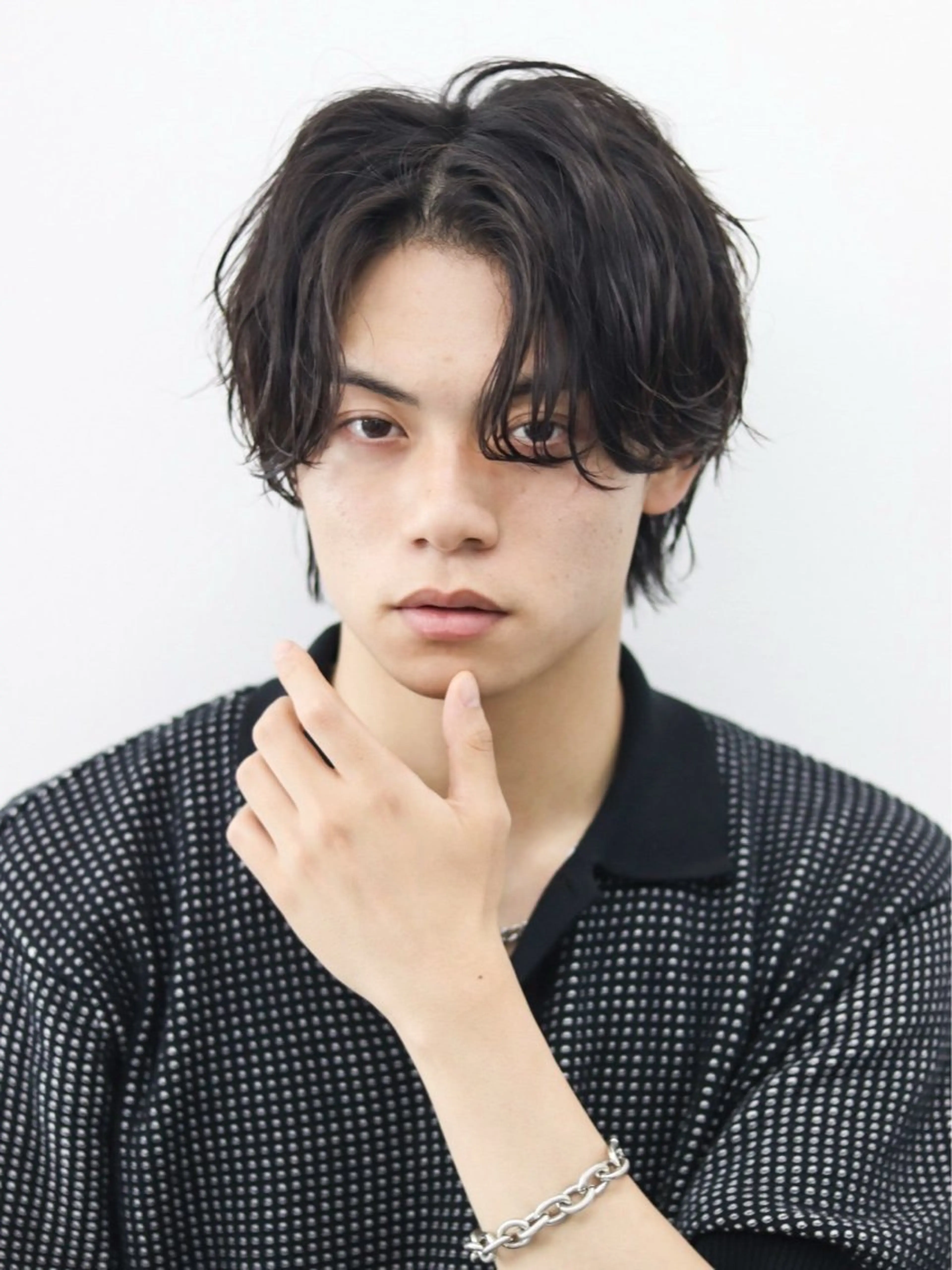 パーマ メンズ 💀EDEN副店長/ ブリーチ"骨格補正"のヘアスタイル