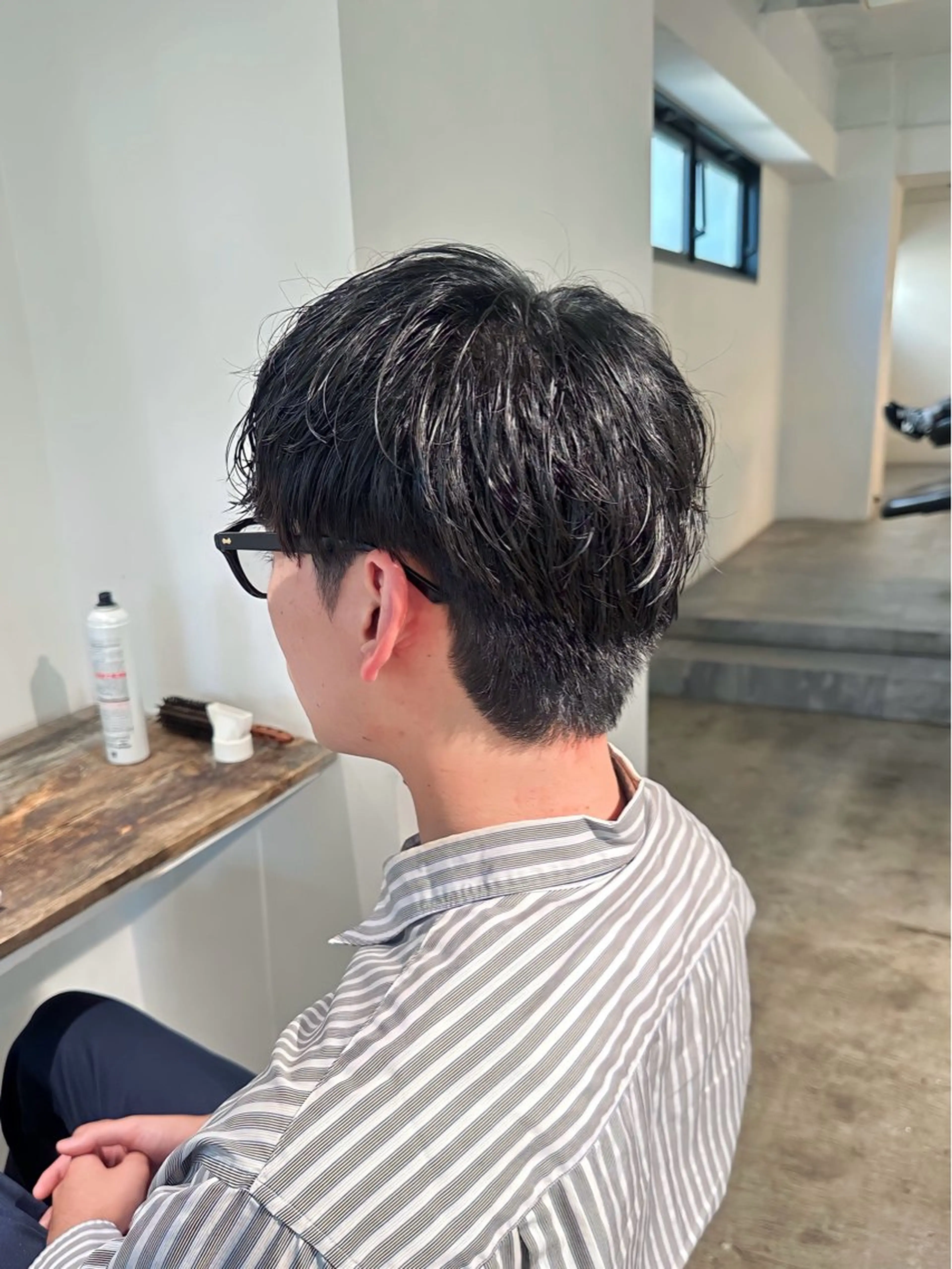 メンズ マッシュ メンズパーマ 刈り上げ カット 骨格補正施術/メンズ 専門美容師/YUYAのヘアスタイル