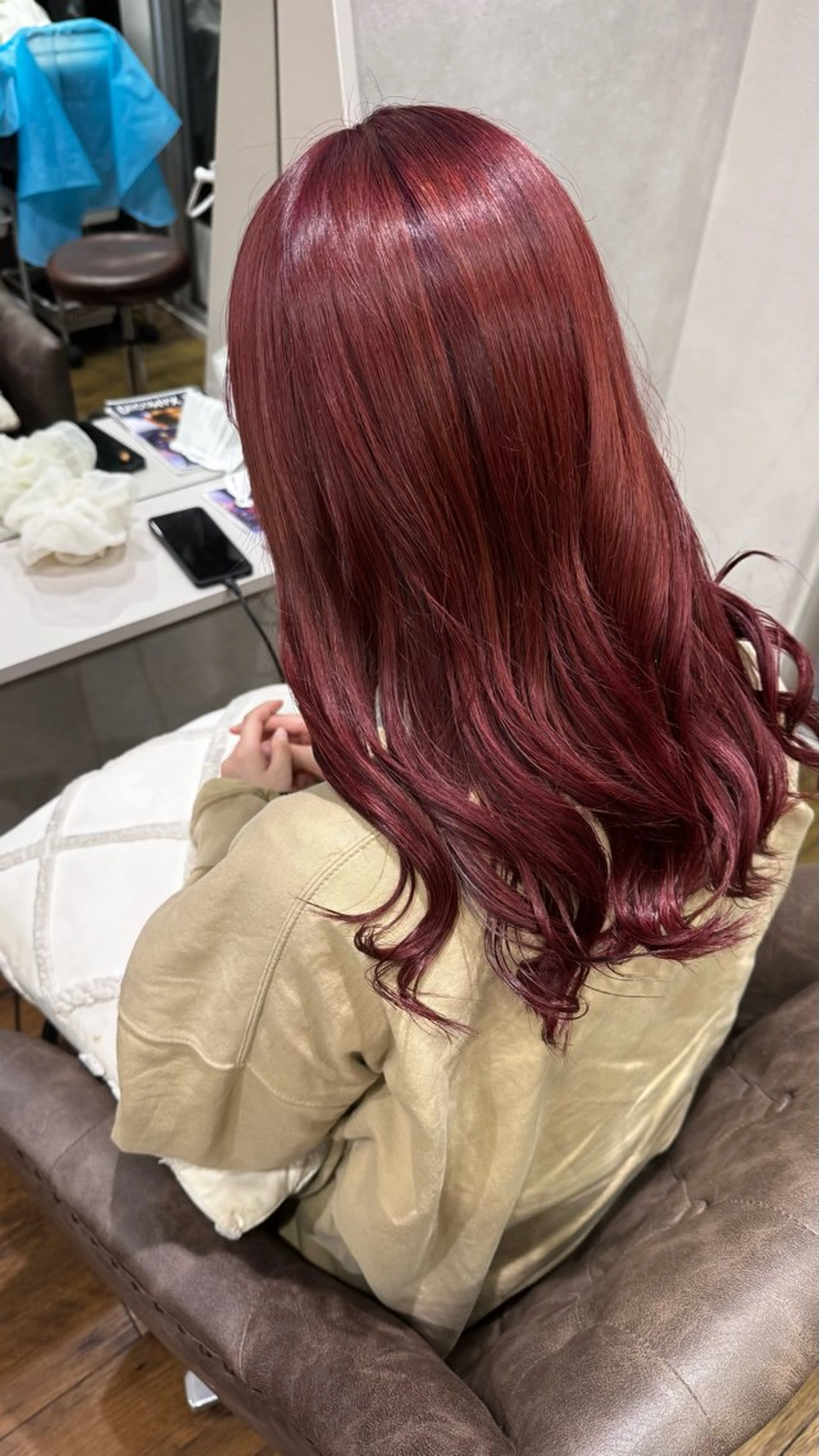 ダブルカラー(ブリーチあり)の写真