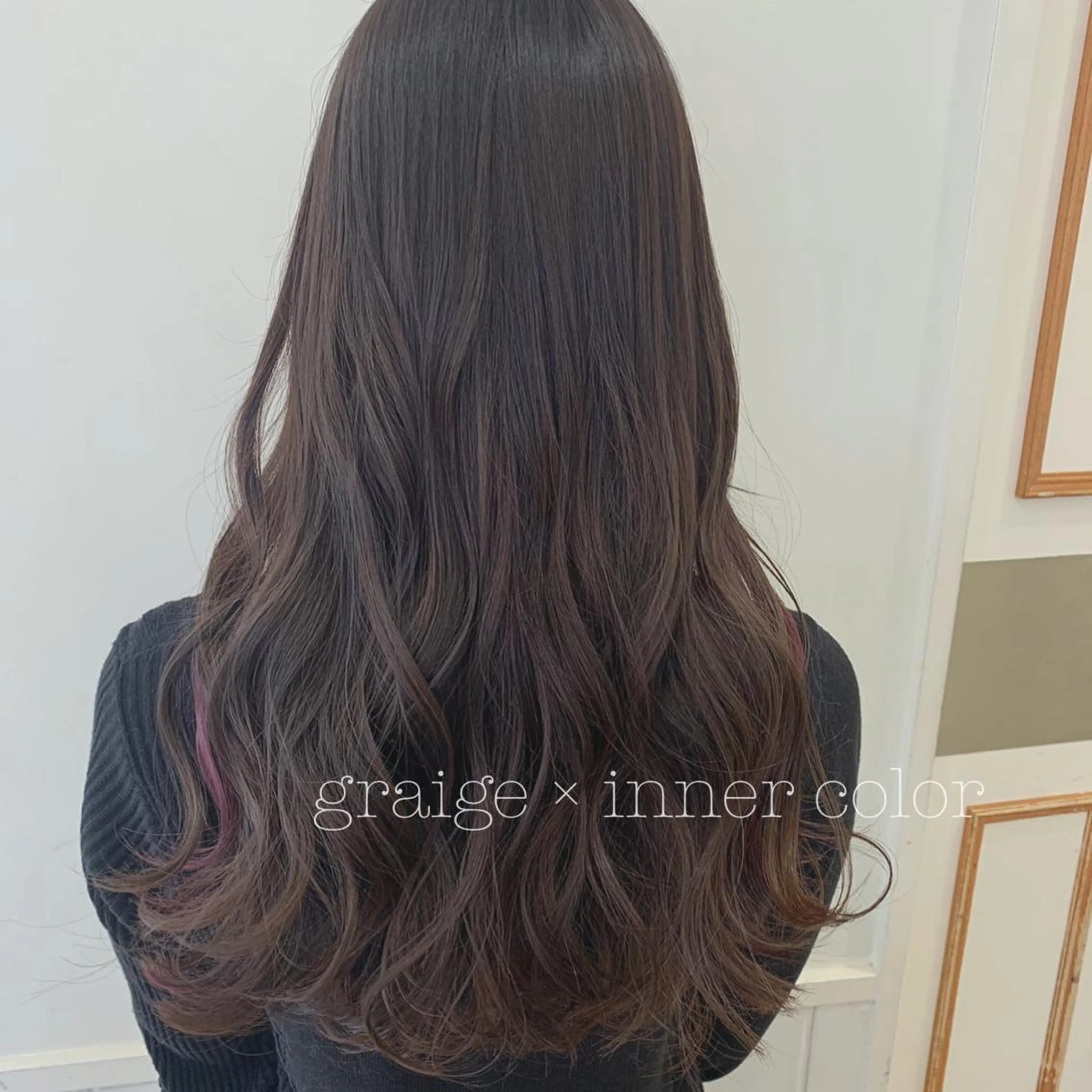 ロング カラー カット ヘアカラー トリートメント ぱつっとボブ/ 小野あかねのその他イメージ