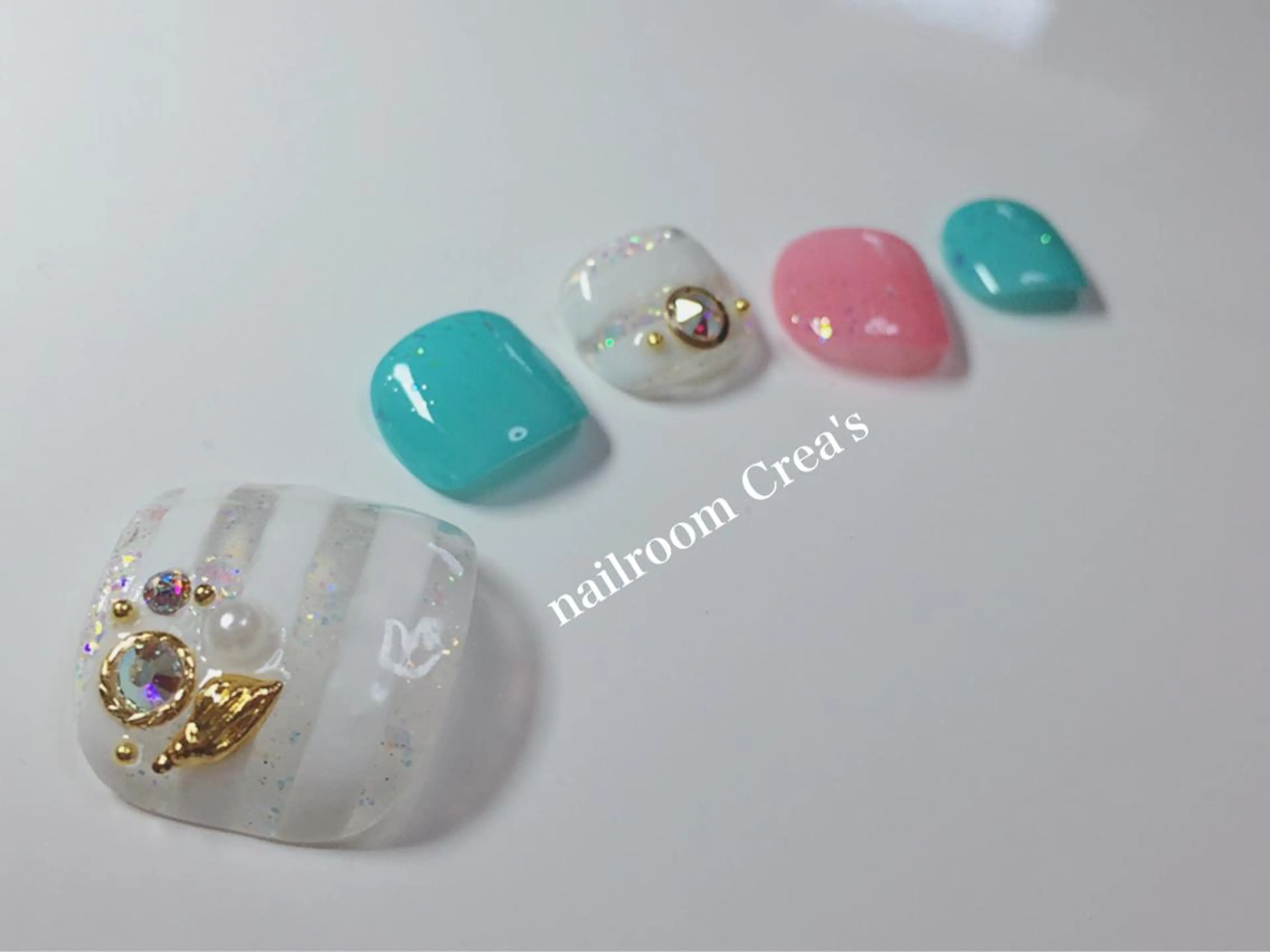 ネイル ボーダー nailroom Crea'sのネイルデザイン