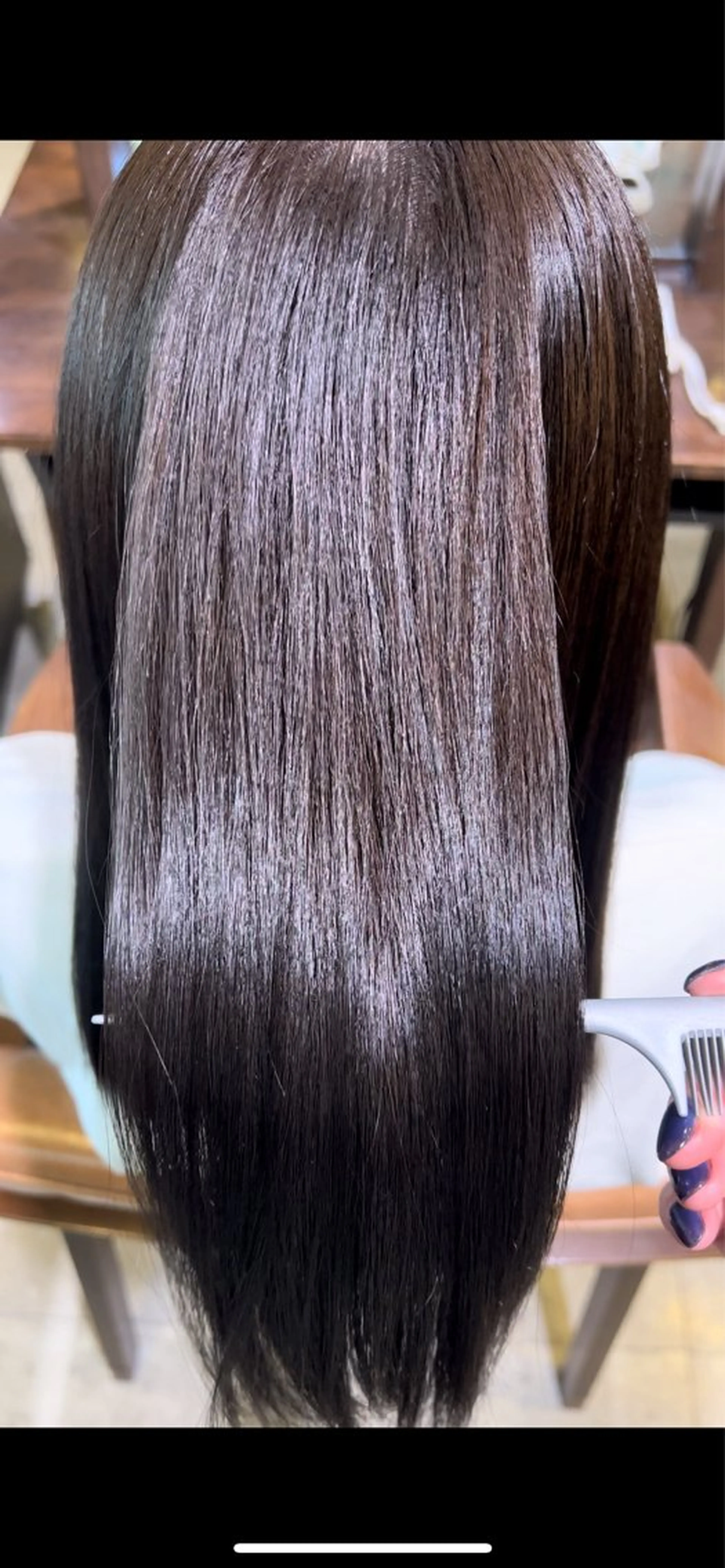 セミロング 髪質改善 トリートメント 髪質改善カラー Unami 太田英寿のヘアスタイル