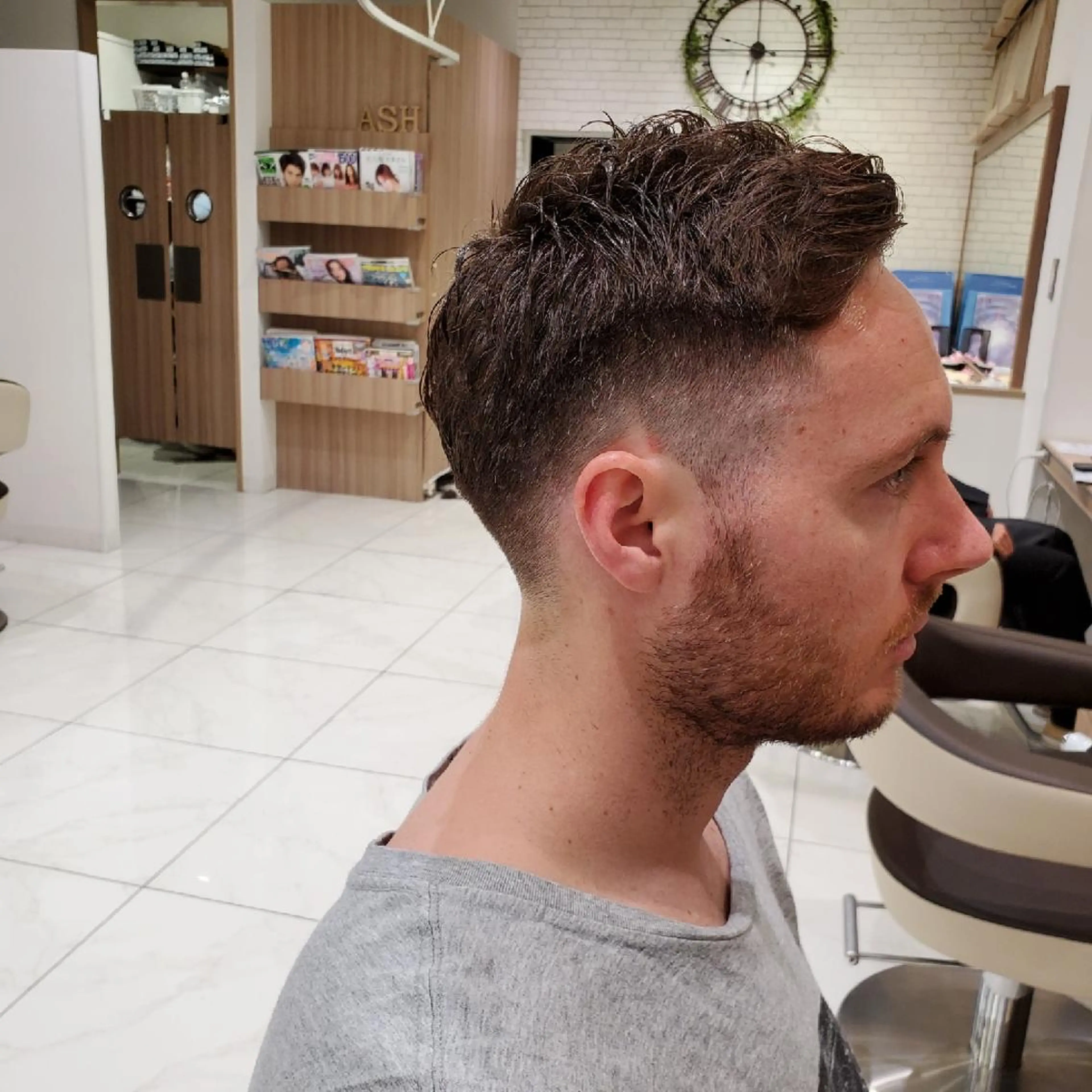 ショート メンズ フェードカット 中村 和貴のヘアスタイル