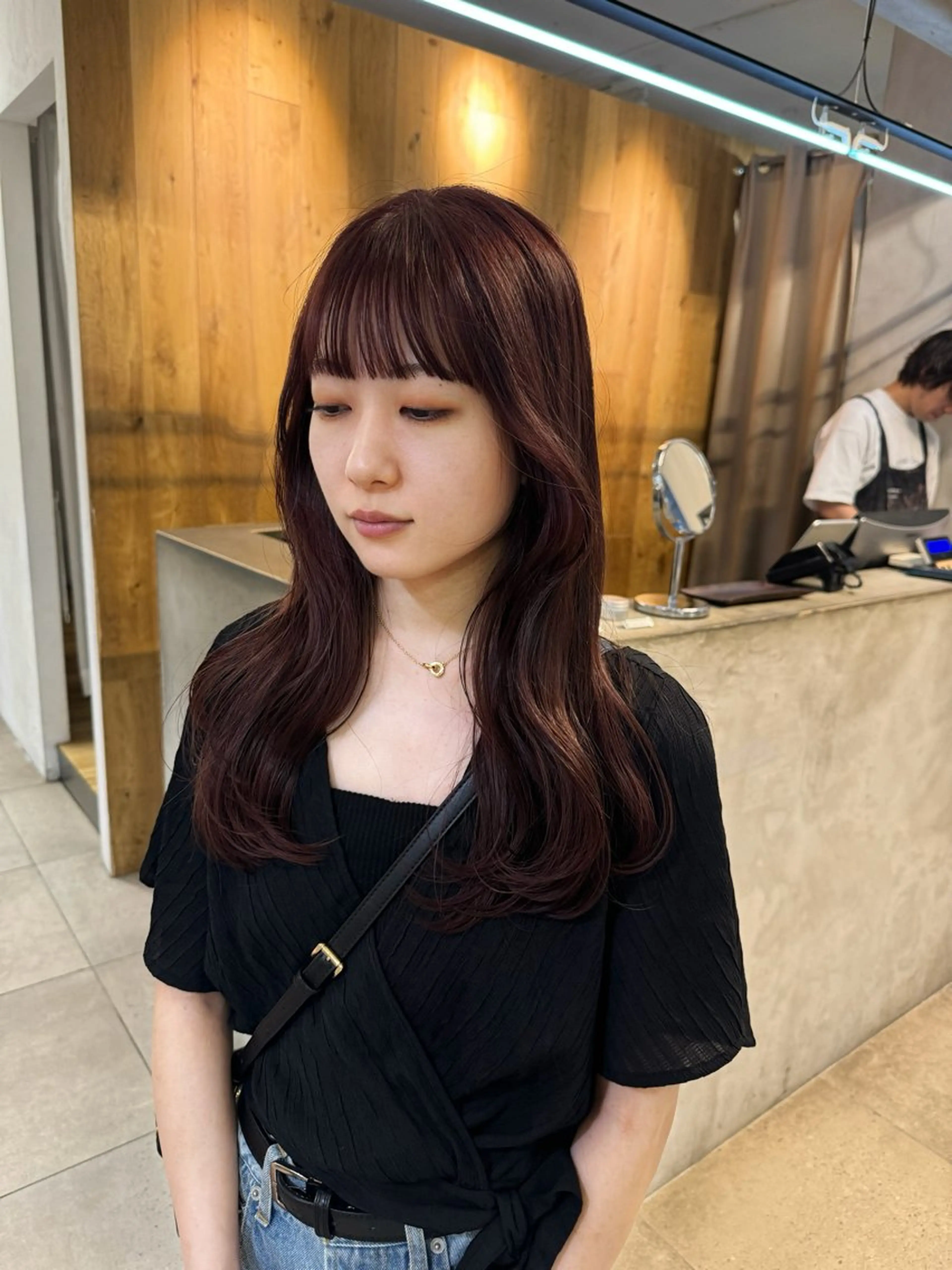 ロング カラー カット ヘアカラー トリートメント 艶カラー 🤍🫧/makoのヘアスタイル