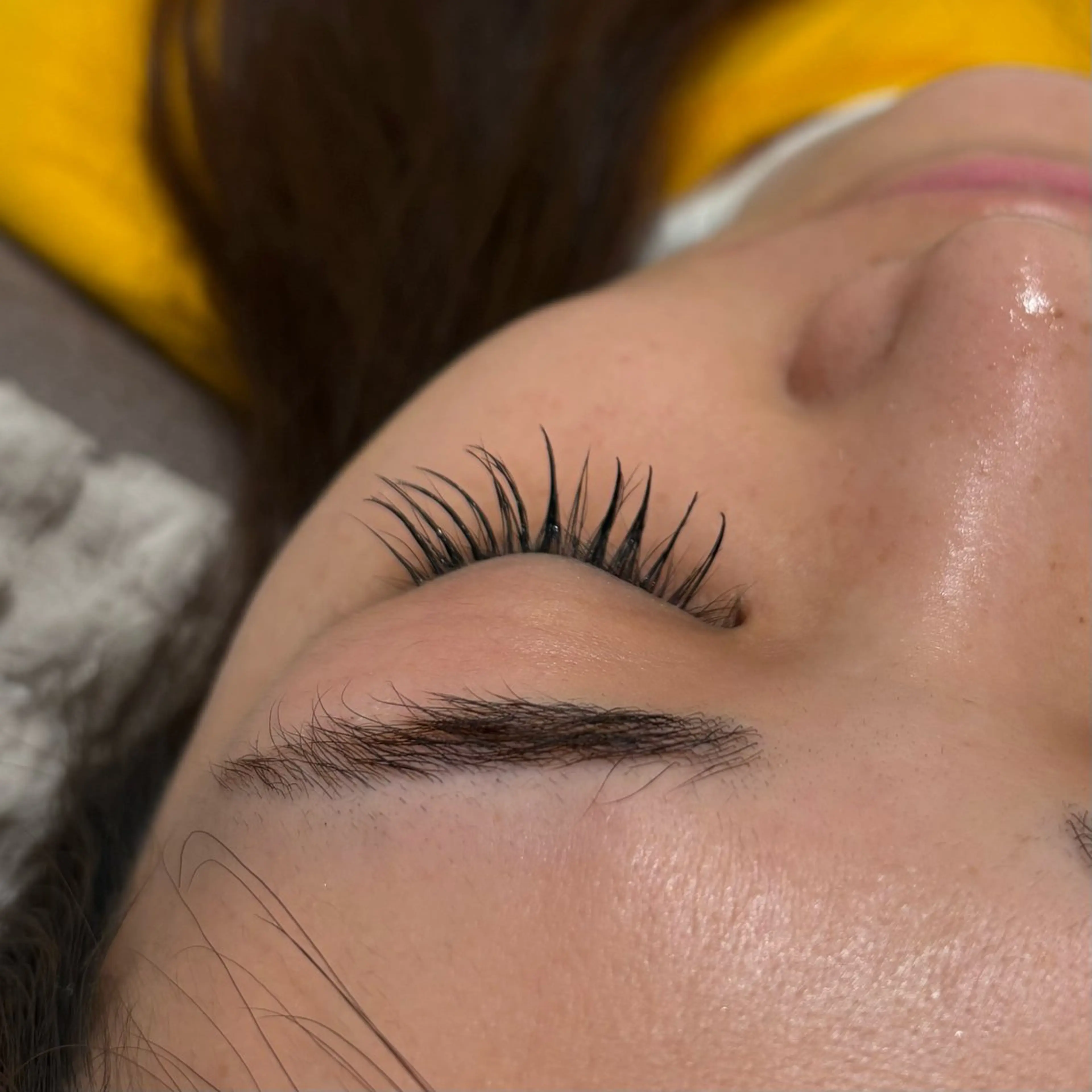 マツエク・マツパ 束感まつ毛 マツエク 透明感カラー/ マツエクりこ🤎🫧のヘアスタイル