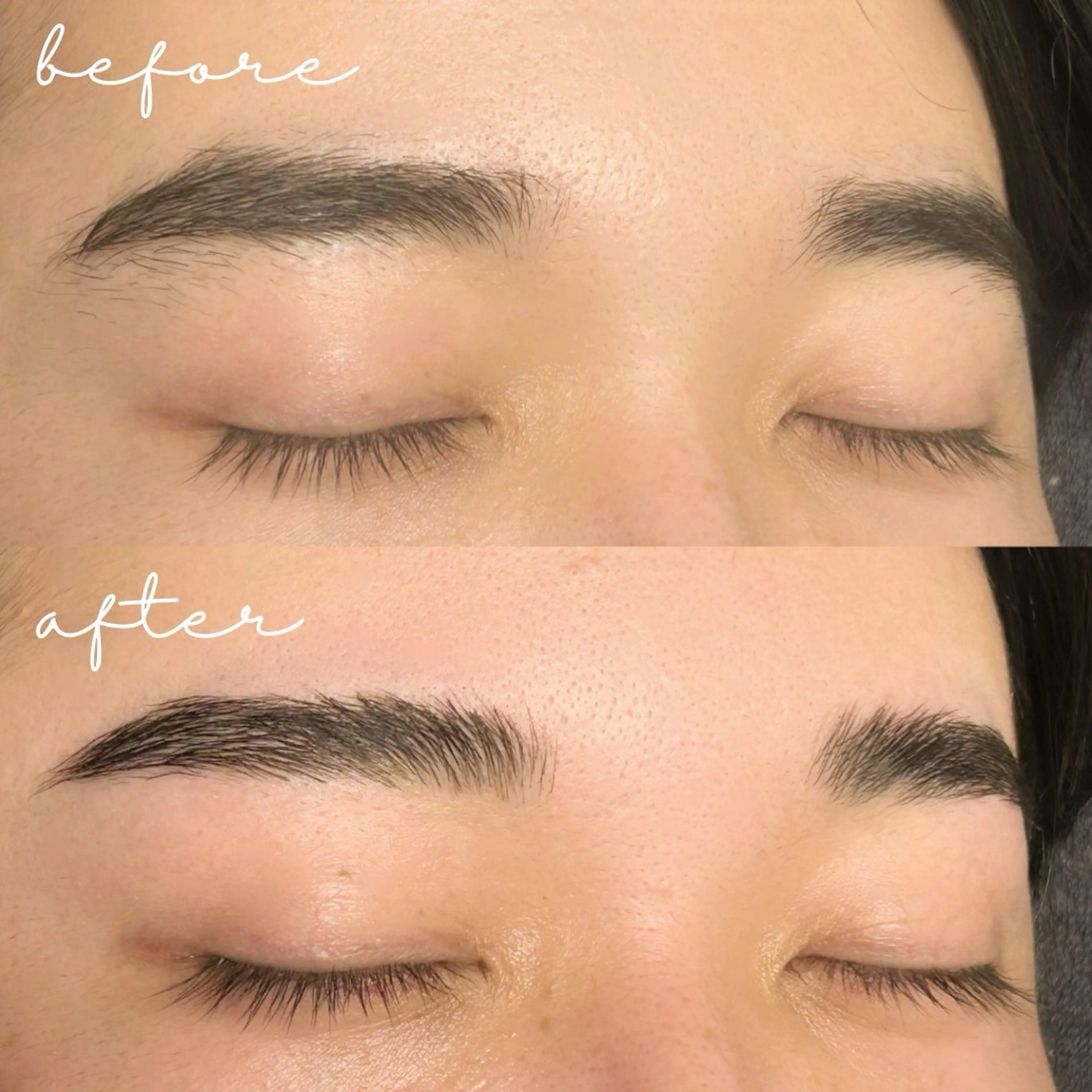 メンズ アイブロウ ハリウッドブロウリフト 眉毛ワックス脱毛 眉毛&フェイス WAX専門ハルヒラリの眉毛・アイブロウイメージ