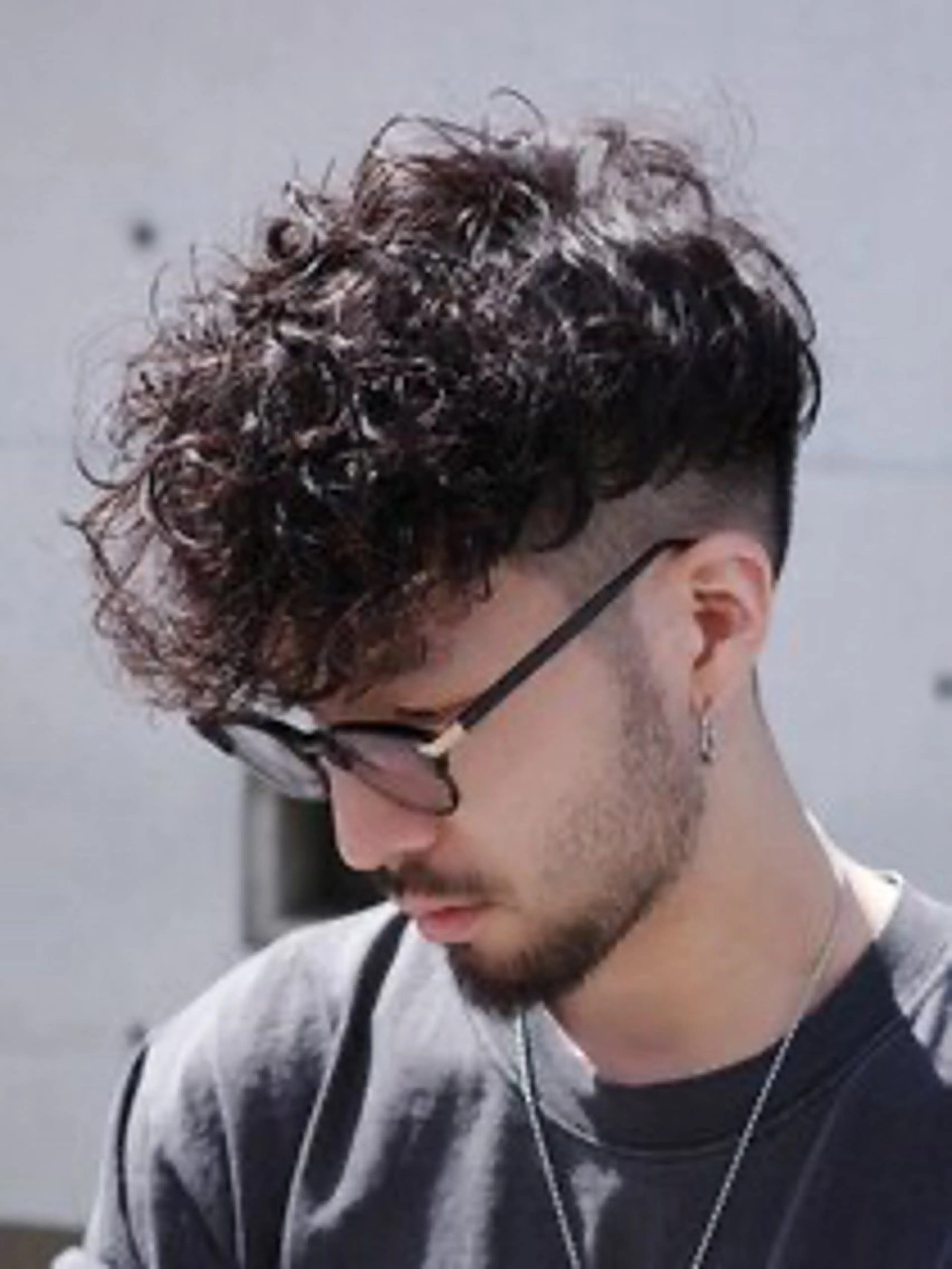 ミディアム メンズ スペインカール パーマ特化🔥 ワタベリョウマのヘアスタイル