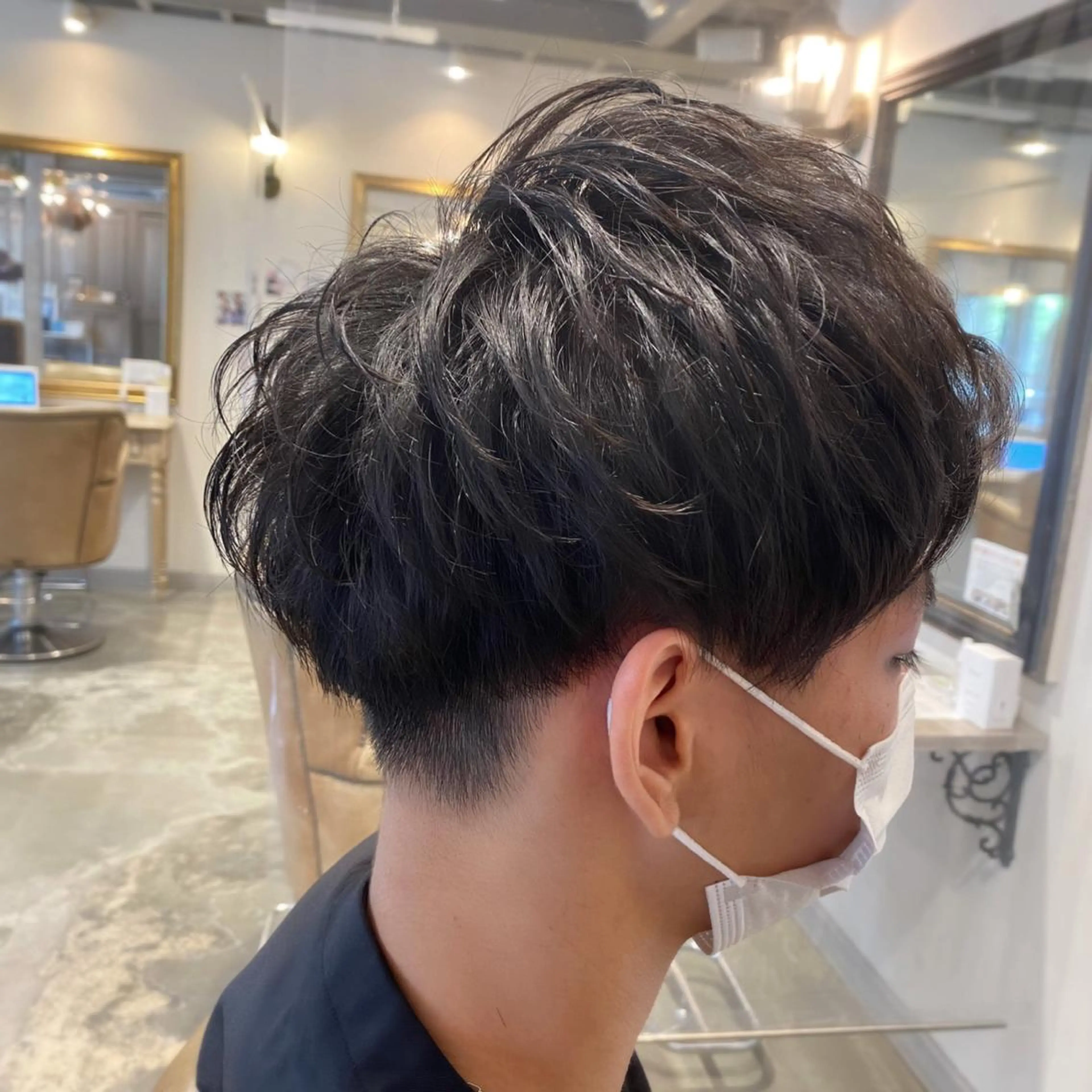 ショート パーマ メンズ メンズパーマ 西條真治のヘアスタイル