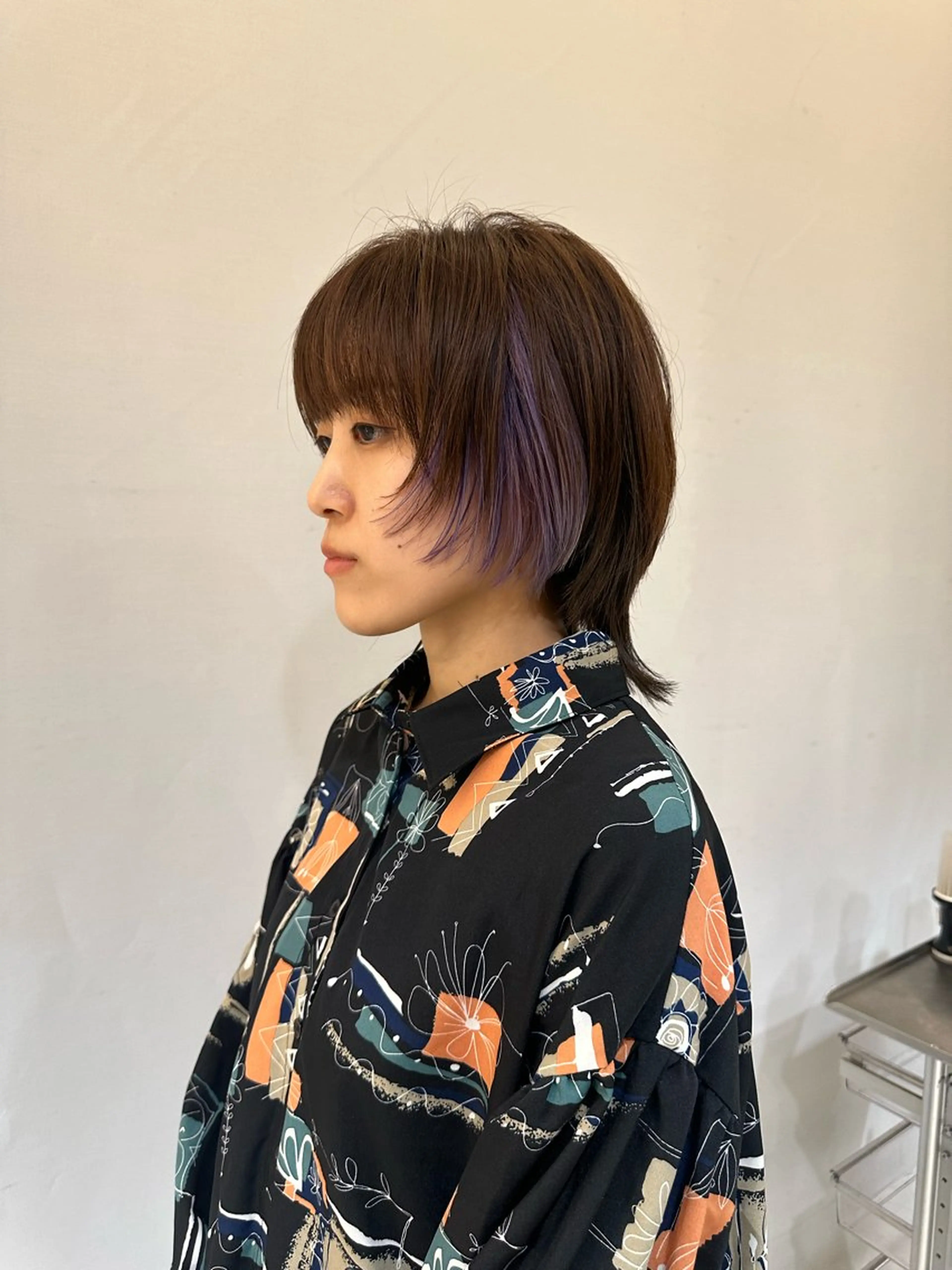 ミディアム カラー タケダ ホノカのヘアスタイル