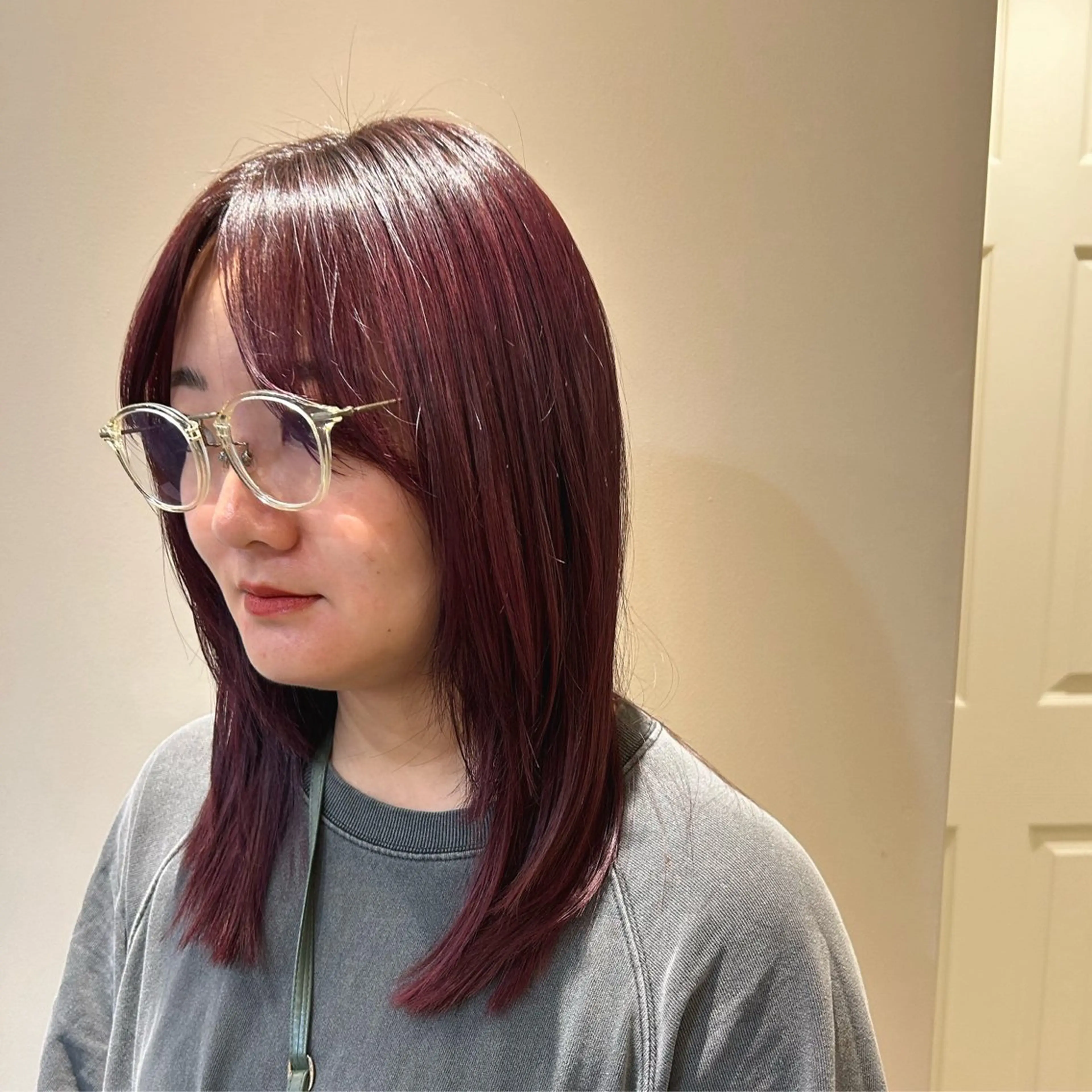 ミディアム ヘアカラー トリートメント ♥yelm ユウナ♥のヘアスタイル