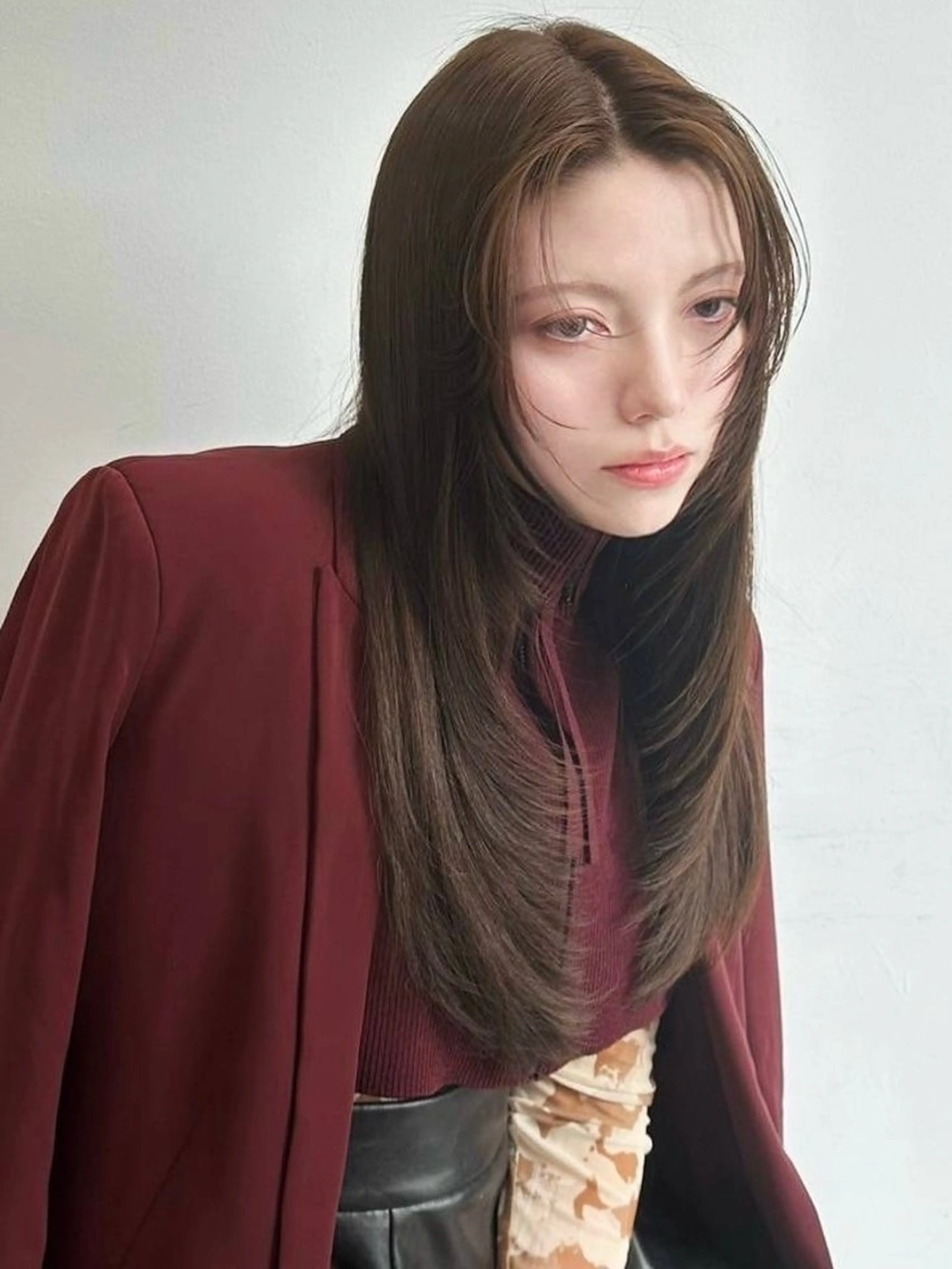 ロング ショート/ウルフ/ レイヤー　水野のヘアスタイル