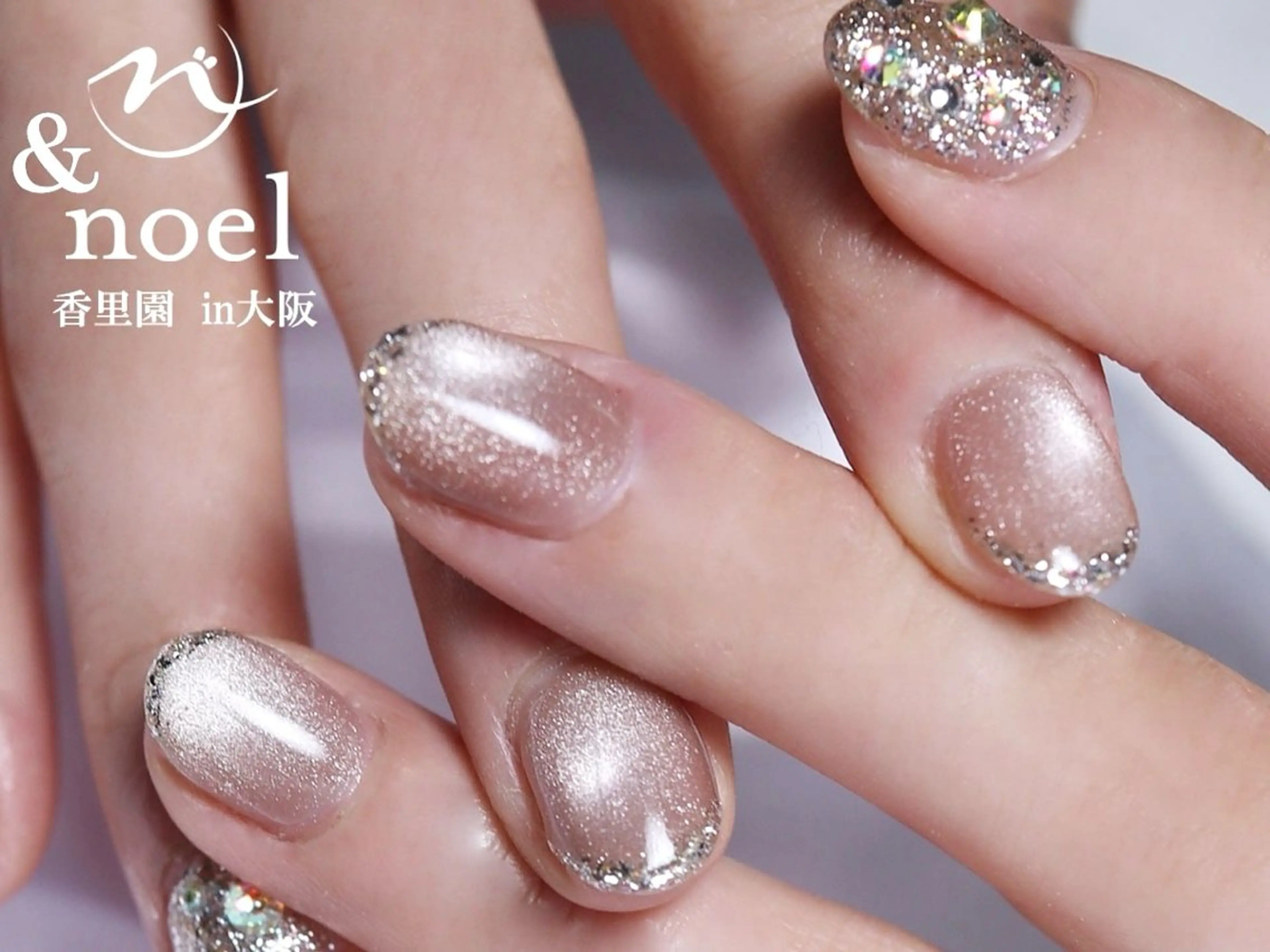 ネイル フレンチネイル マグネットネイル ブライダルネイル ハンドネイル Nailsalon Noël所属・Nailsalon ＆Noelのネイルデザイン