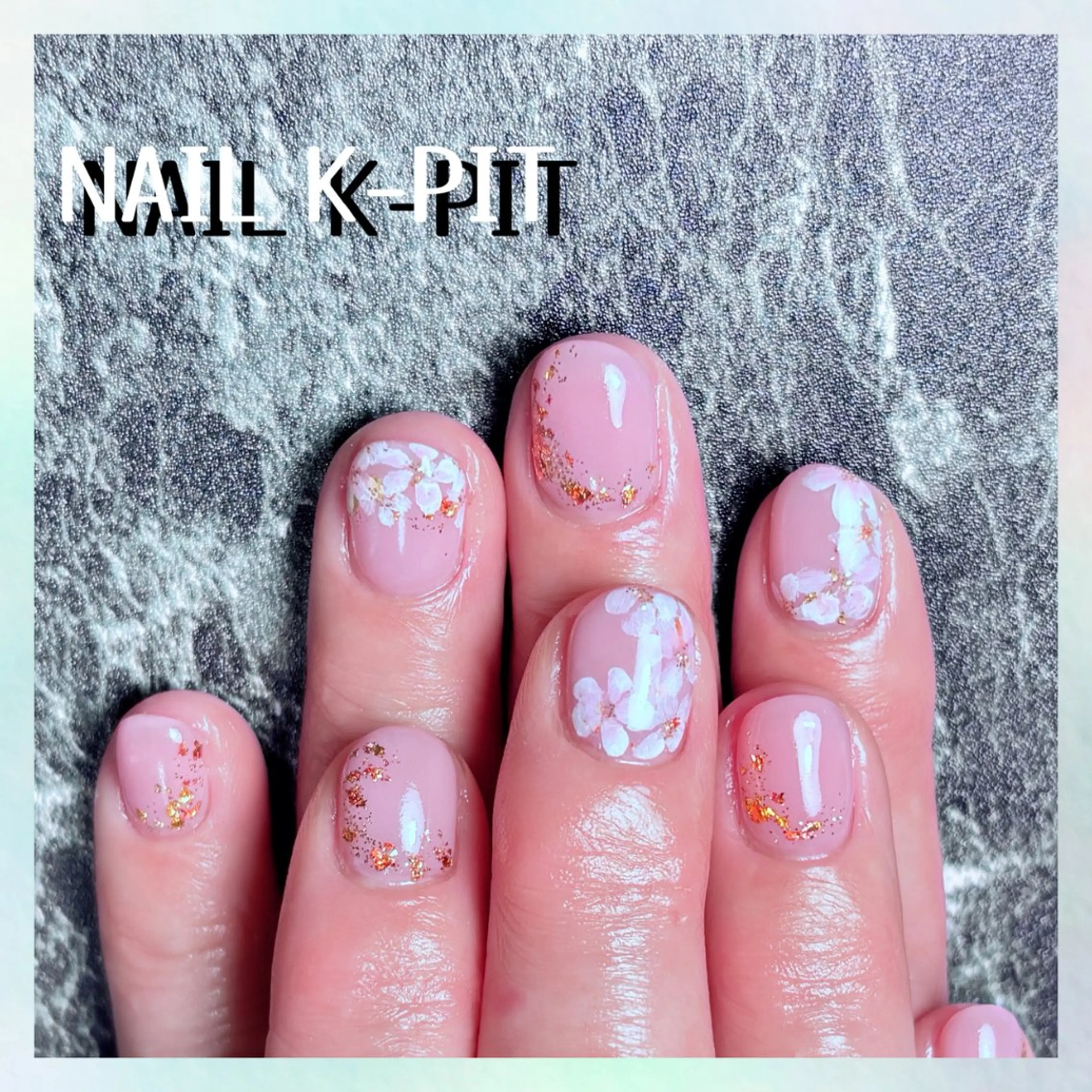 ネイル 桜ネイル ミラーネイル ニュアンスネイル ピンク 春ネイル ハンドネイル NAIL K-PIT ネイル ケーピットのネイルデザイン