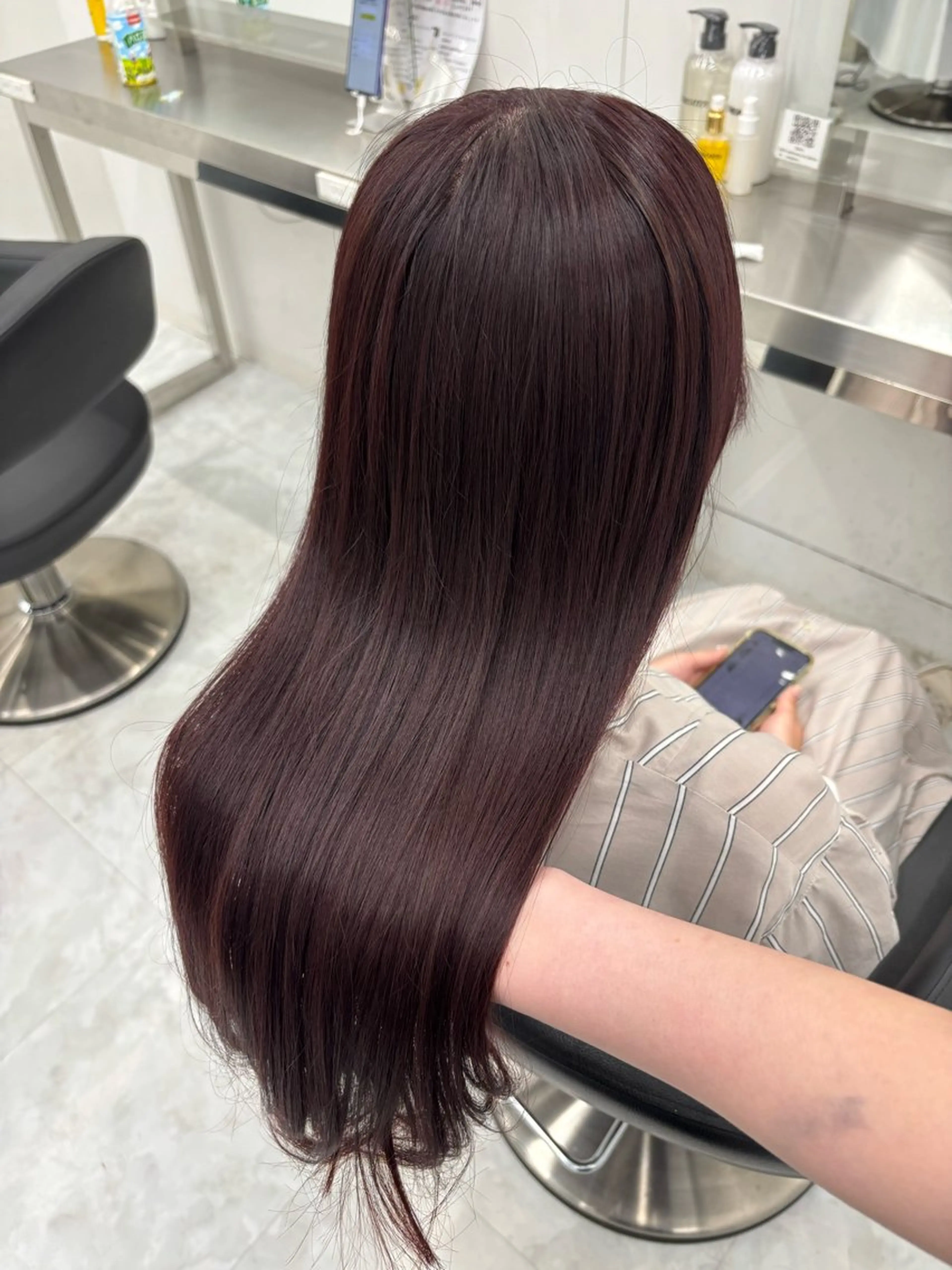 カラー ヘアカラー トリートメント Wカラー/暖色/べ ージュりく©︎🐝のヘアスタイル