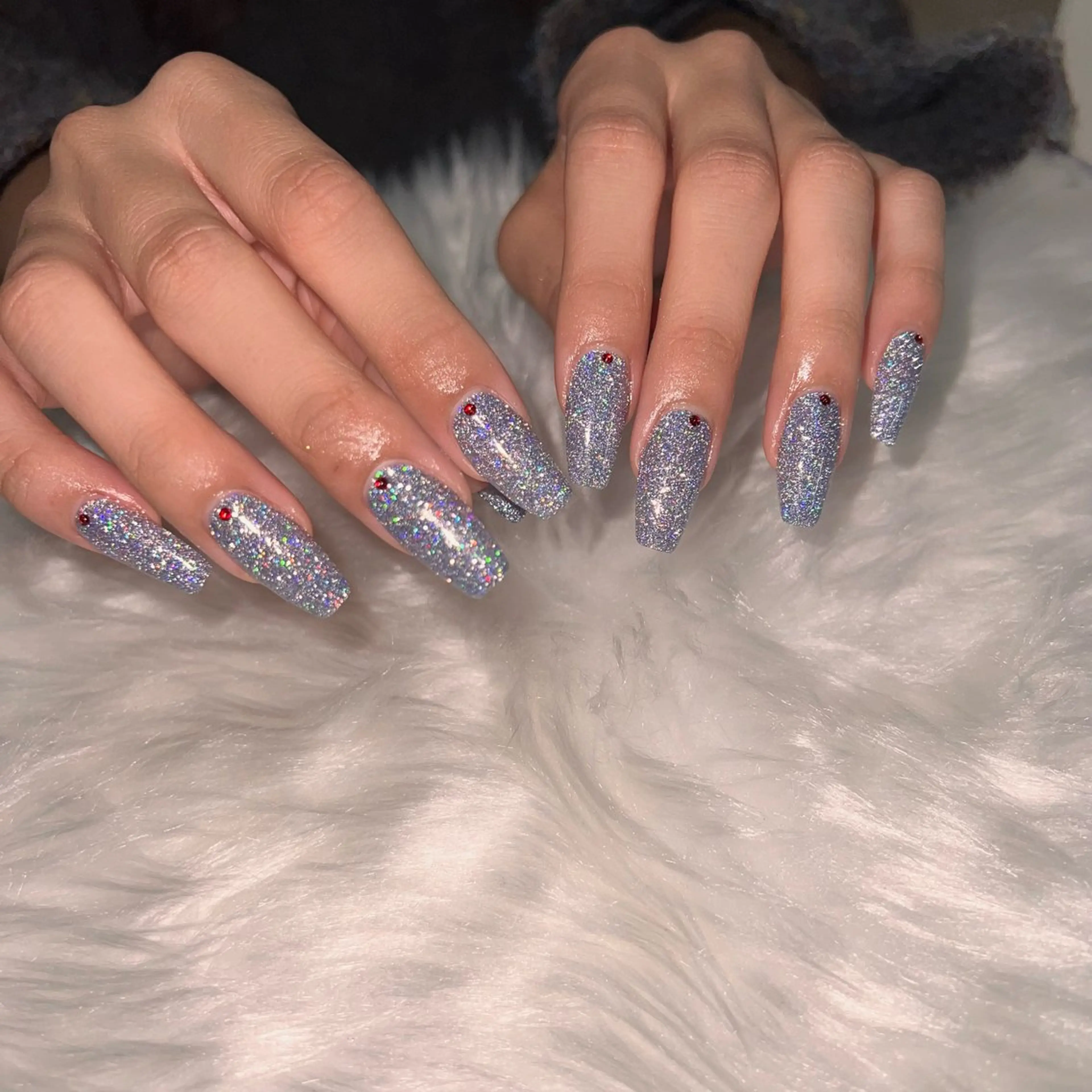 ネイル フラッシュネイル ワンカラーネイル ストーンネイル REVIA_nail maiのネイルデザイン