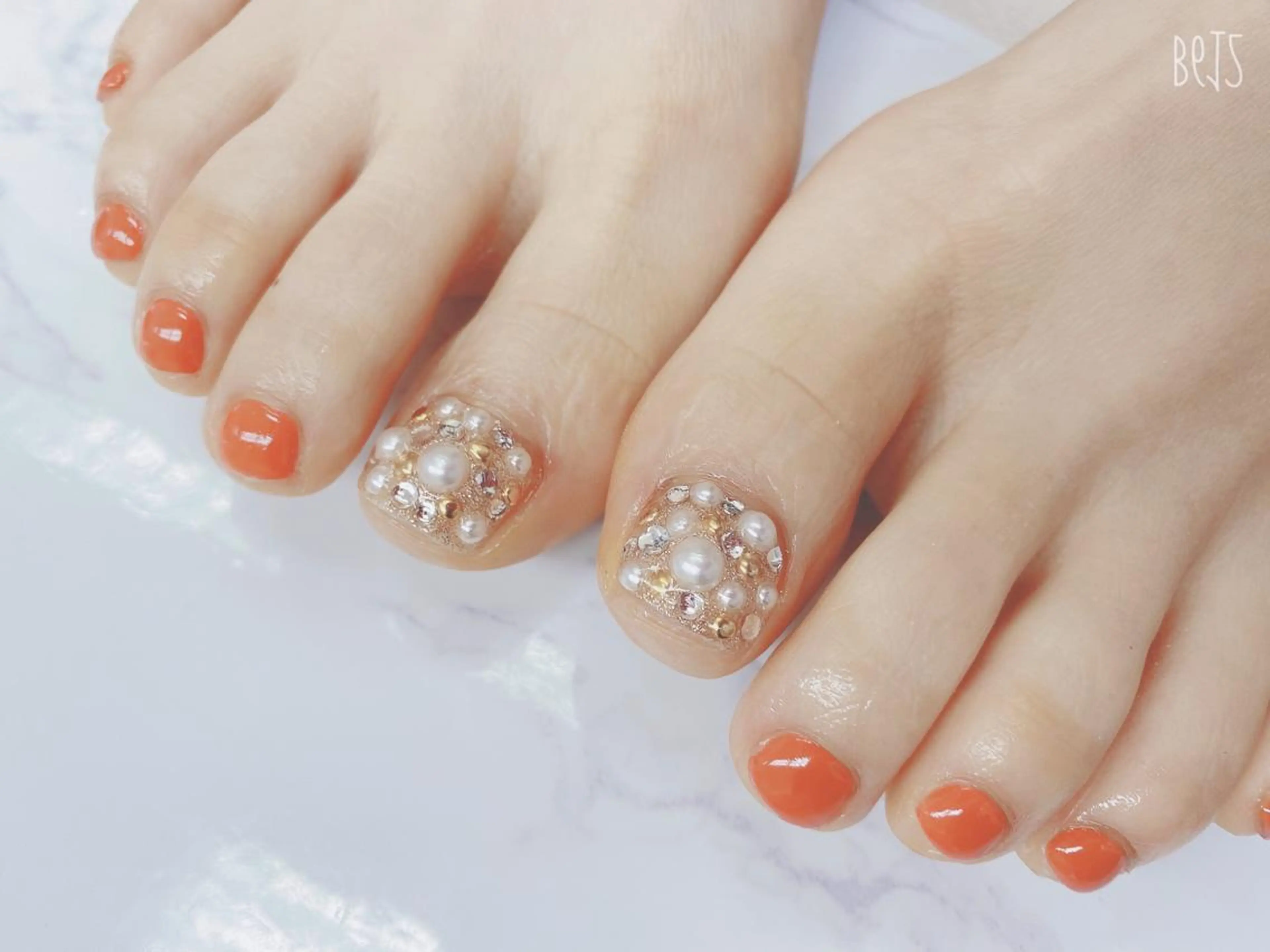 ショート フットネイル JNA認定講師🌸 RIEのネイルデザイン