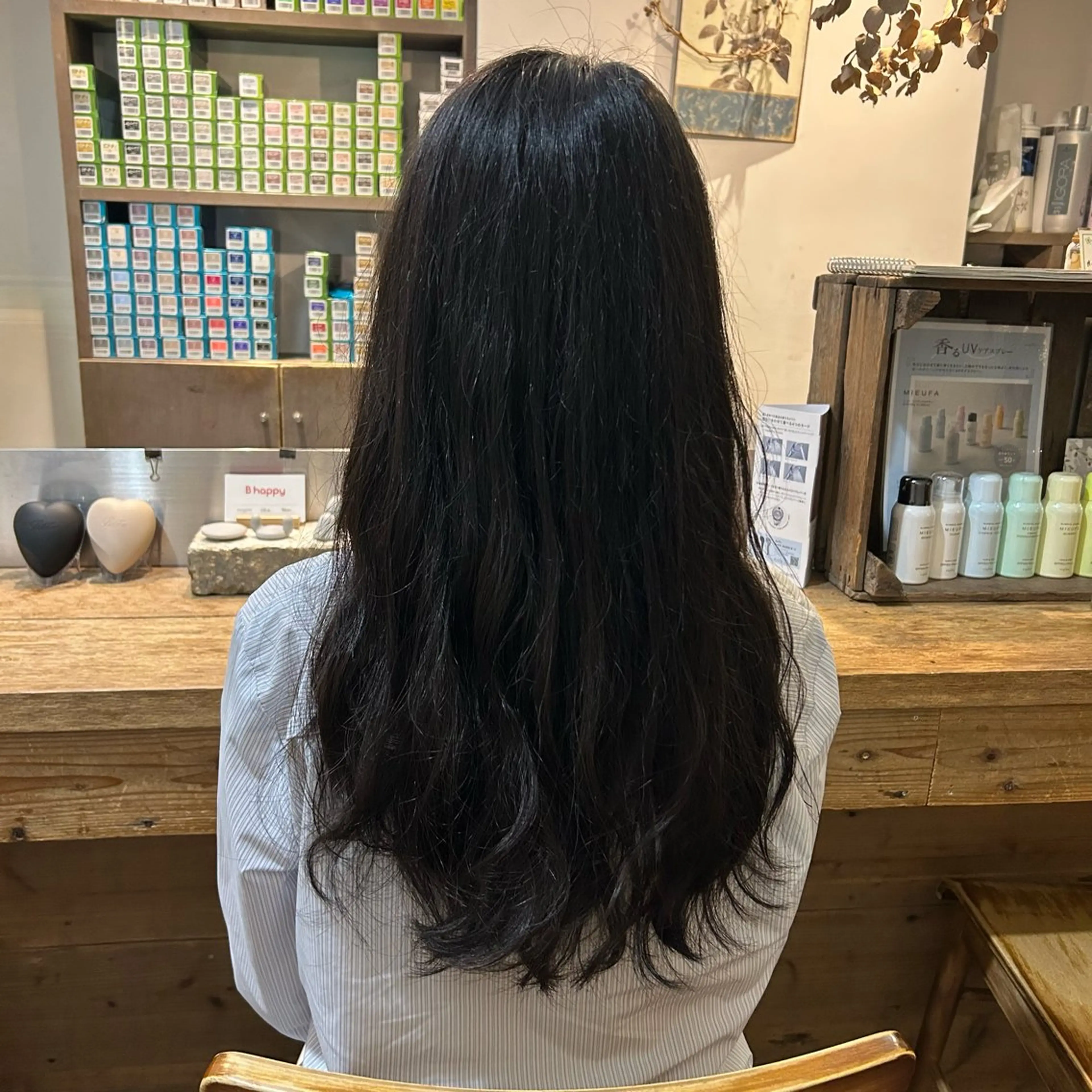 ロング パーマ デジタルパーマ alex republic所属・尾形 真里のヘアスタイル