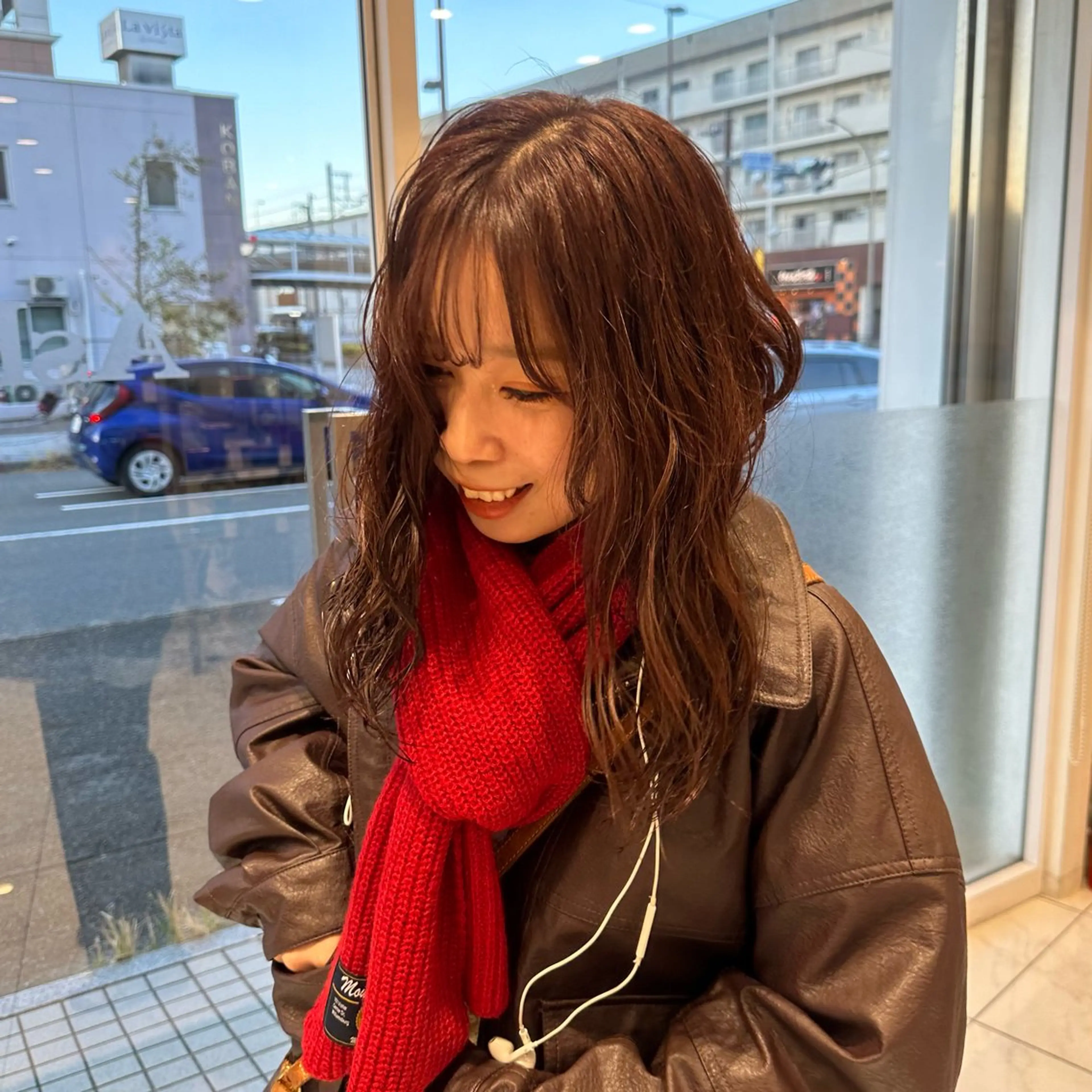 ミディアム カラー ヘアカラー 𓍯暖色/韓国風 田中沙羅‎𓍯のヘアスタイル