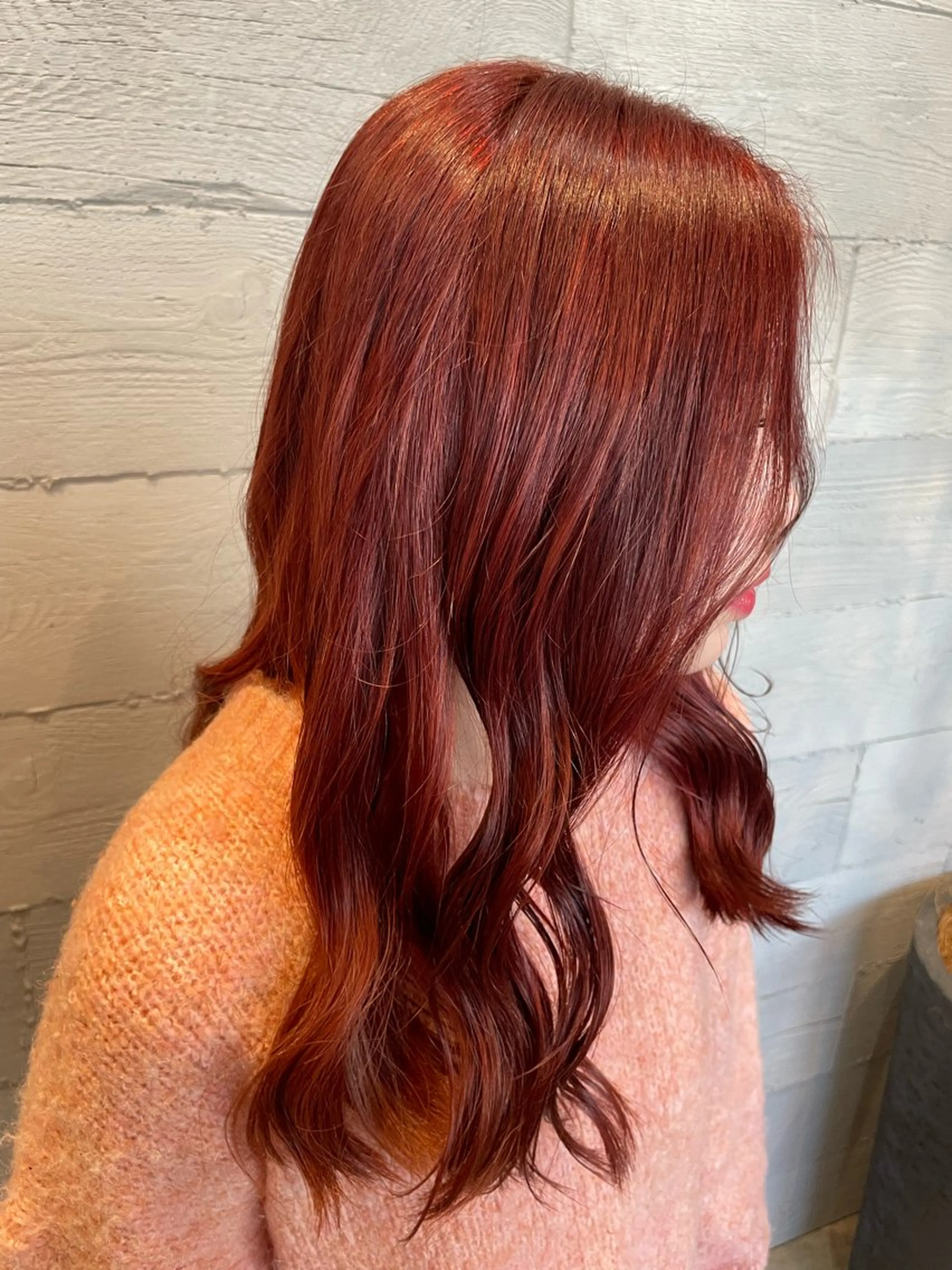 セミロング カラー ヘアカラー 今岡 育美のヘアスタイル