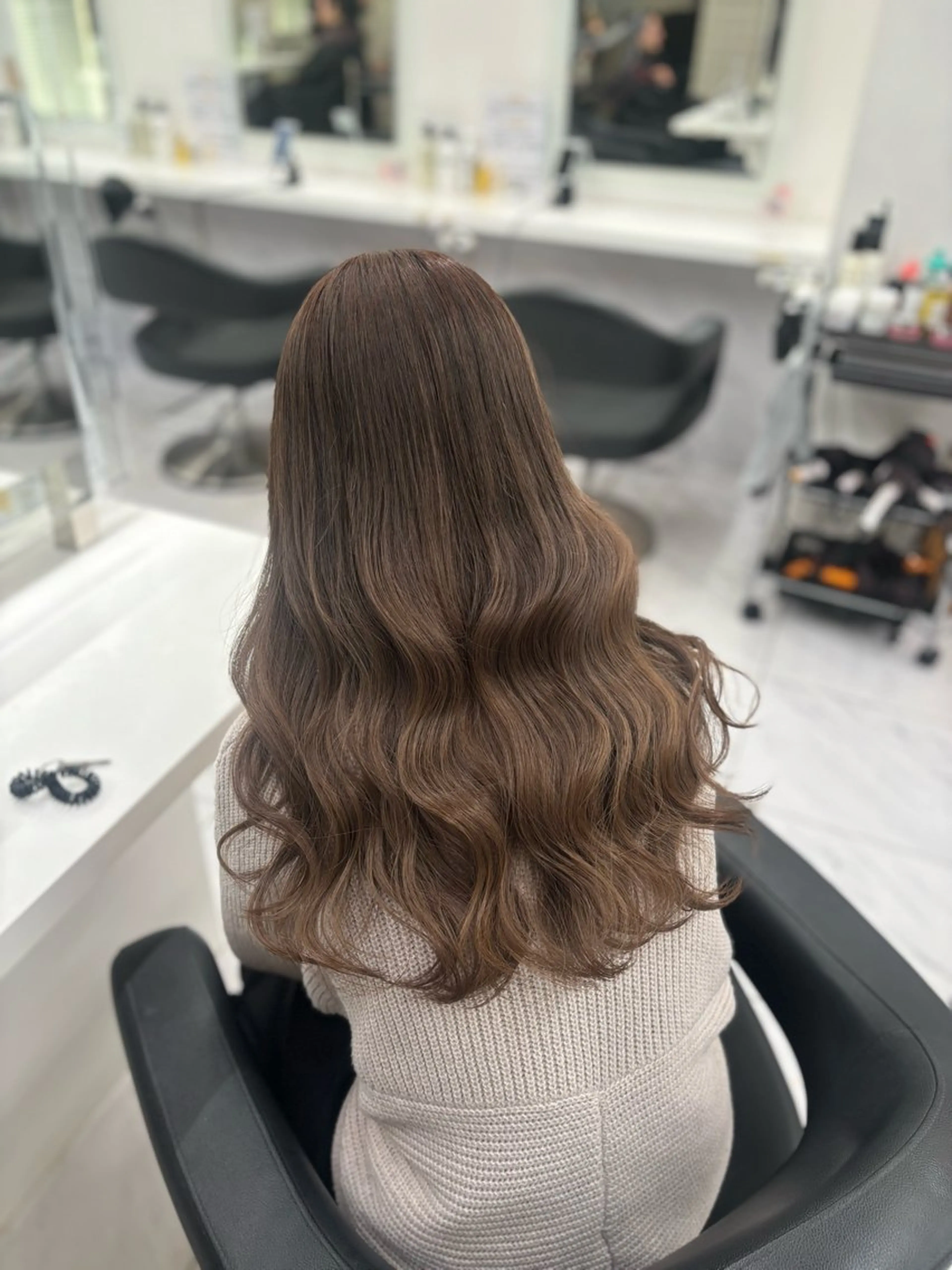 ロング カラー 🎀暖色/ラベンダー /paru🤍のヘアスタイル