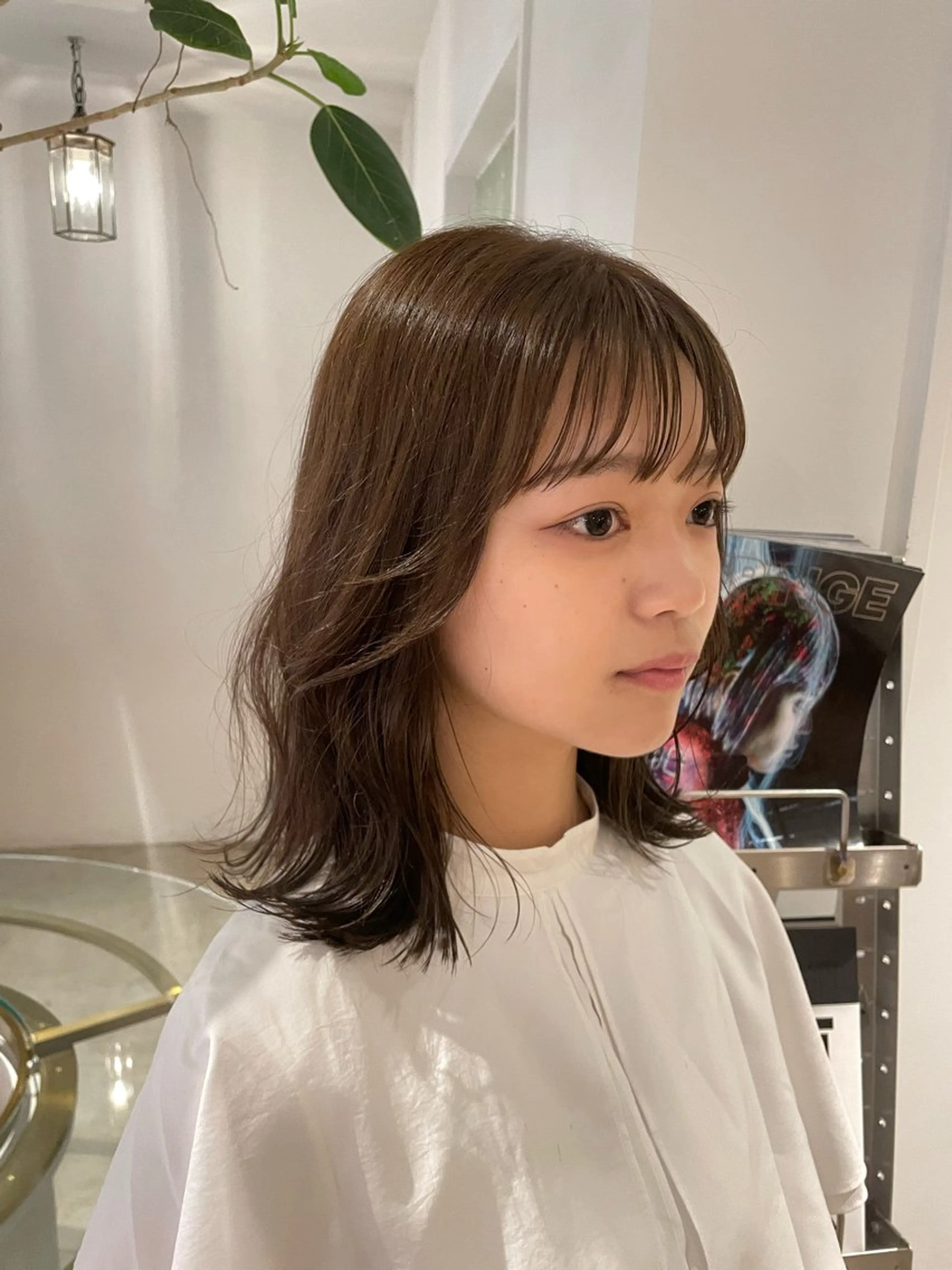 ミディアム 🤍透明感カラー/ レイヤー/SUのヘアスタイル