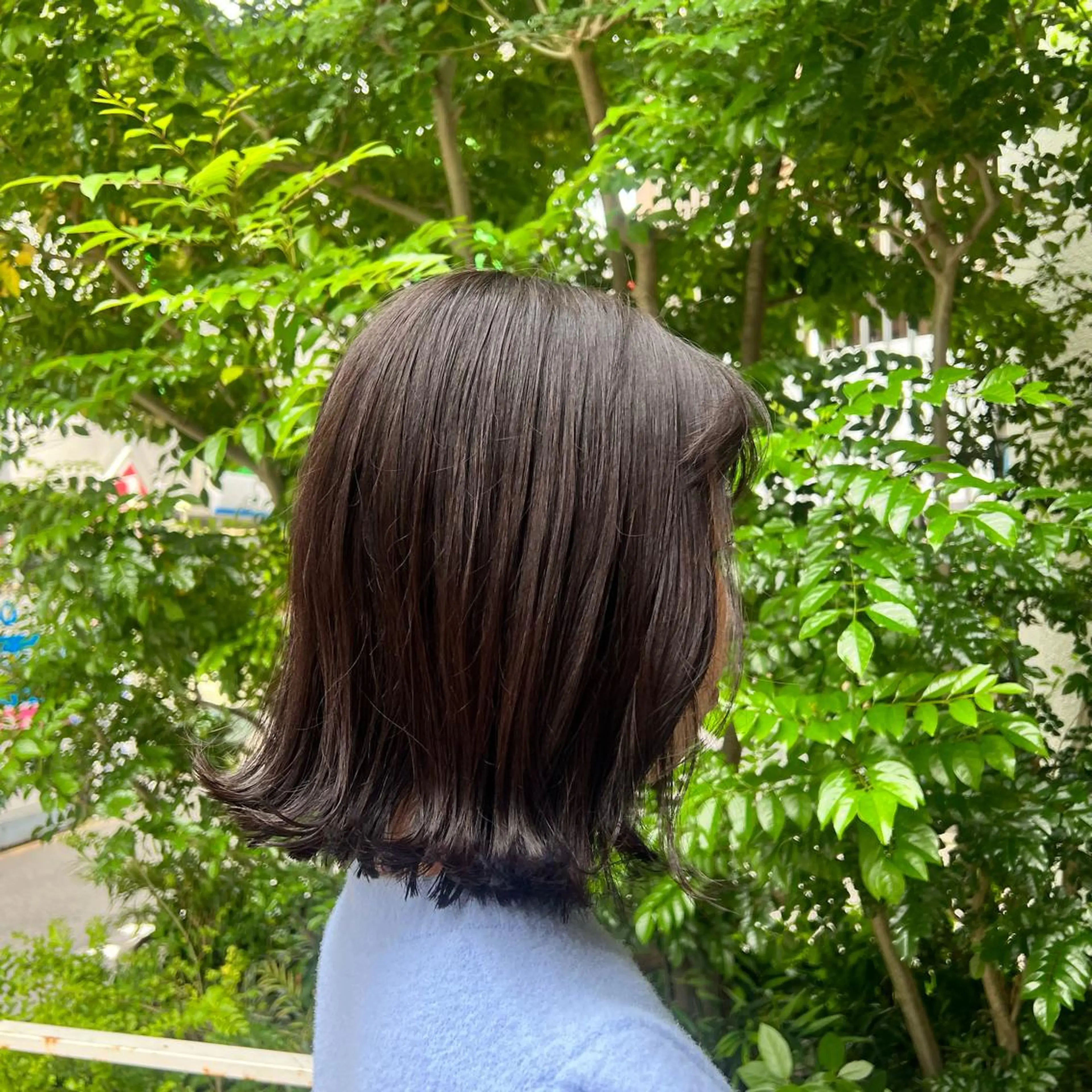 ミディアム カラー 大西 七海のヘアスタイル