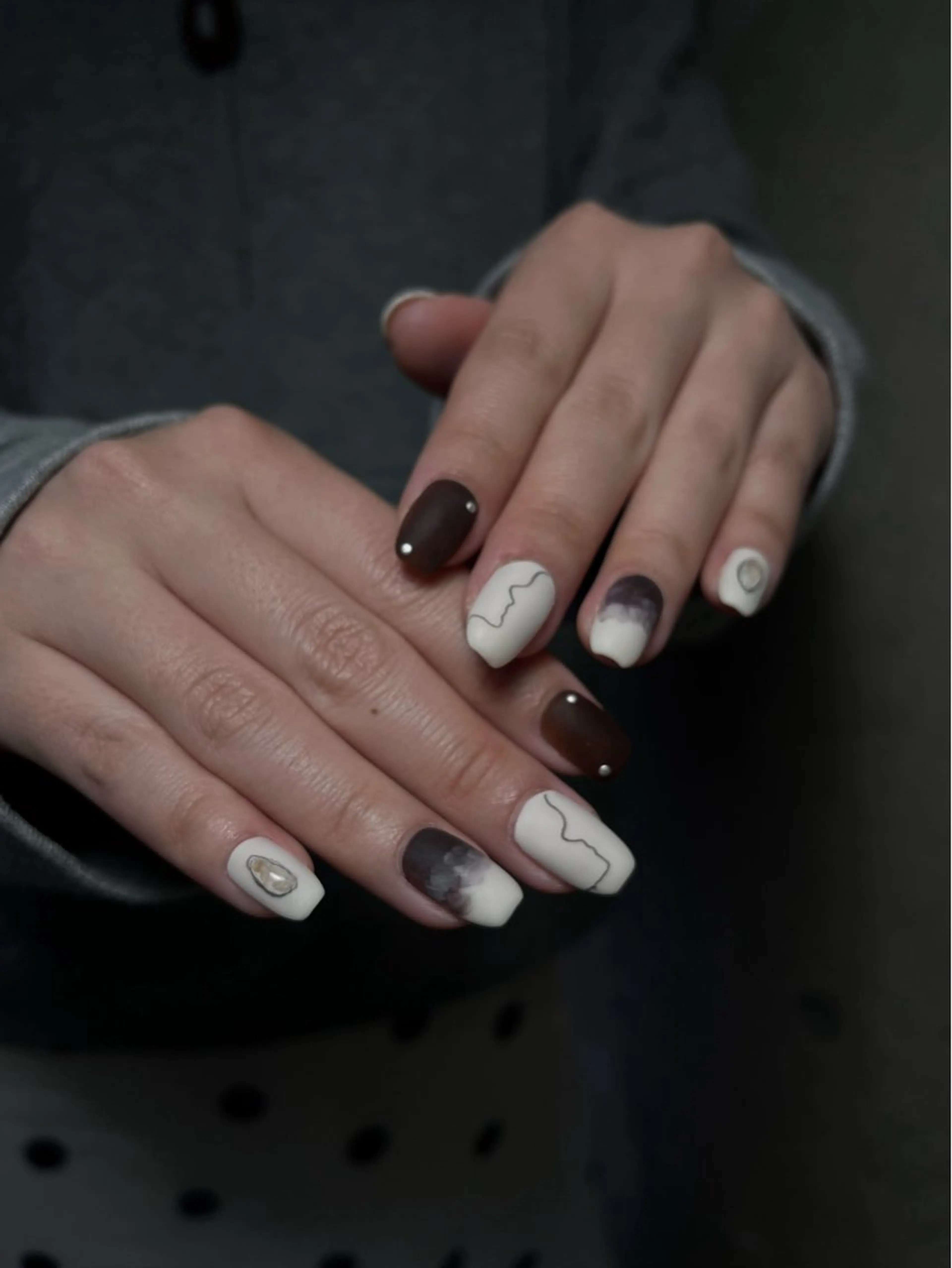 ネイル マットネイル ハンドネイル nails _ NATSUYOのネイルデザイン