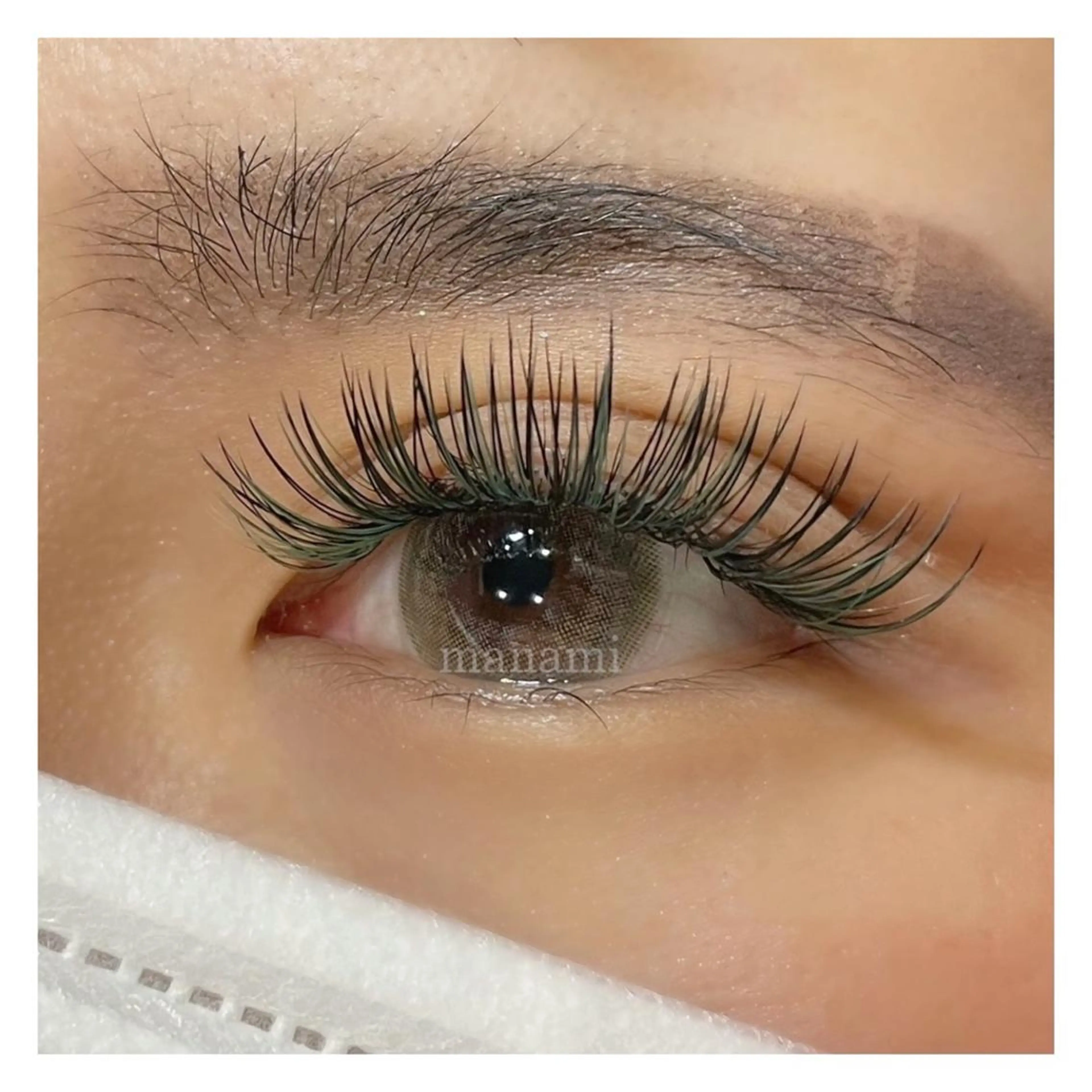 マツエク・マツパ バインドロック Cカール ゴージャス マツエク GRANDEcara 栄　manamiのマツエク・マツパデザイン