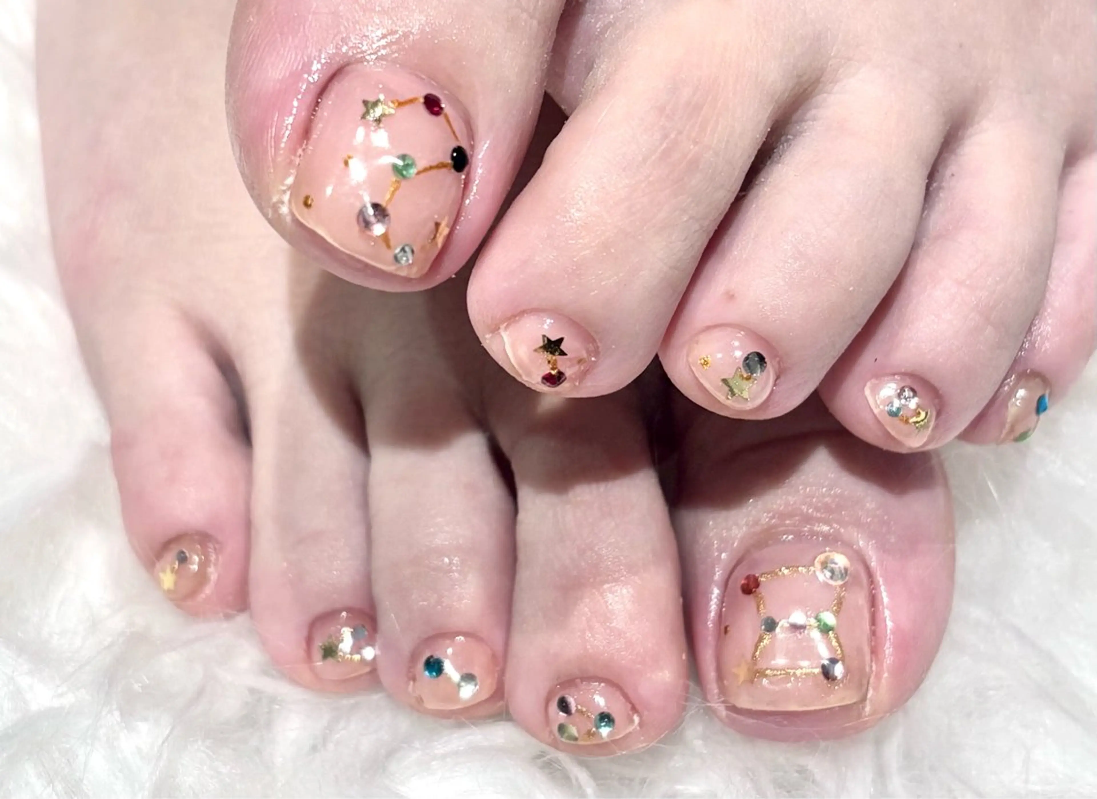 ネイル フットネイル CECIL beauty labo所属・田中 梨奈のネイルデザイン