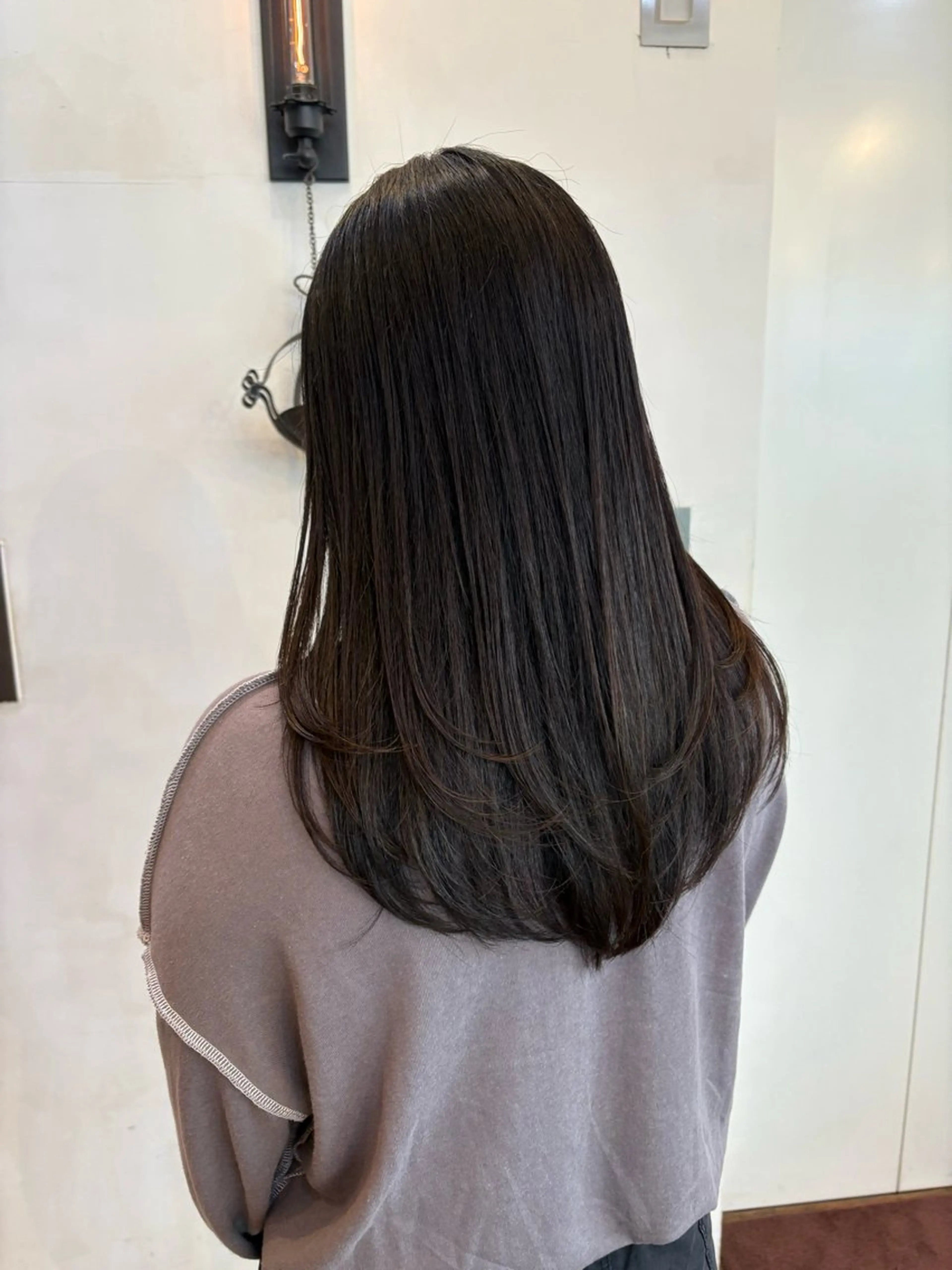 ロング レイヤーカット 似合わせカット‪// 鶴我万唯華のヘアスタイル