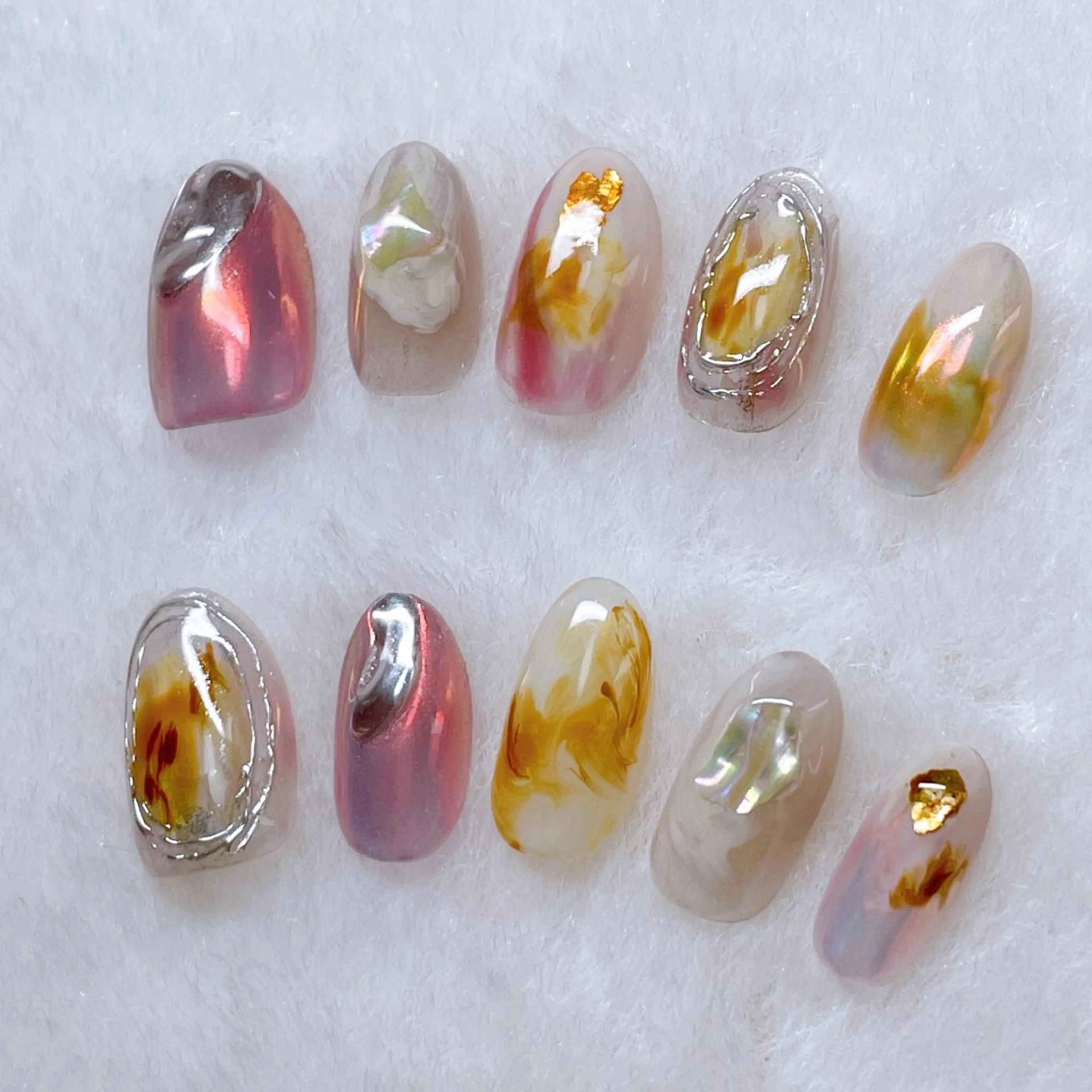 ネイル ネイルチップ ハンドネイル kipinail 川﨑えりかのネイルデザイン