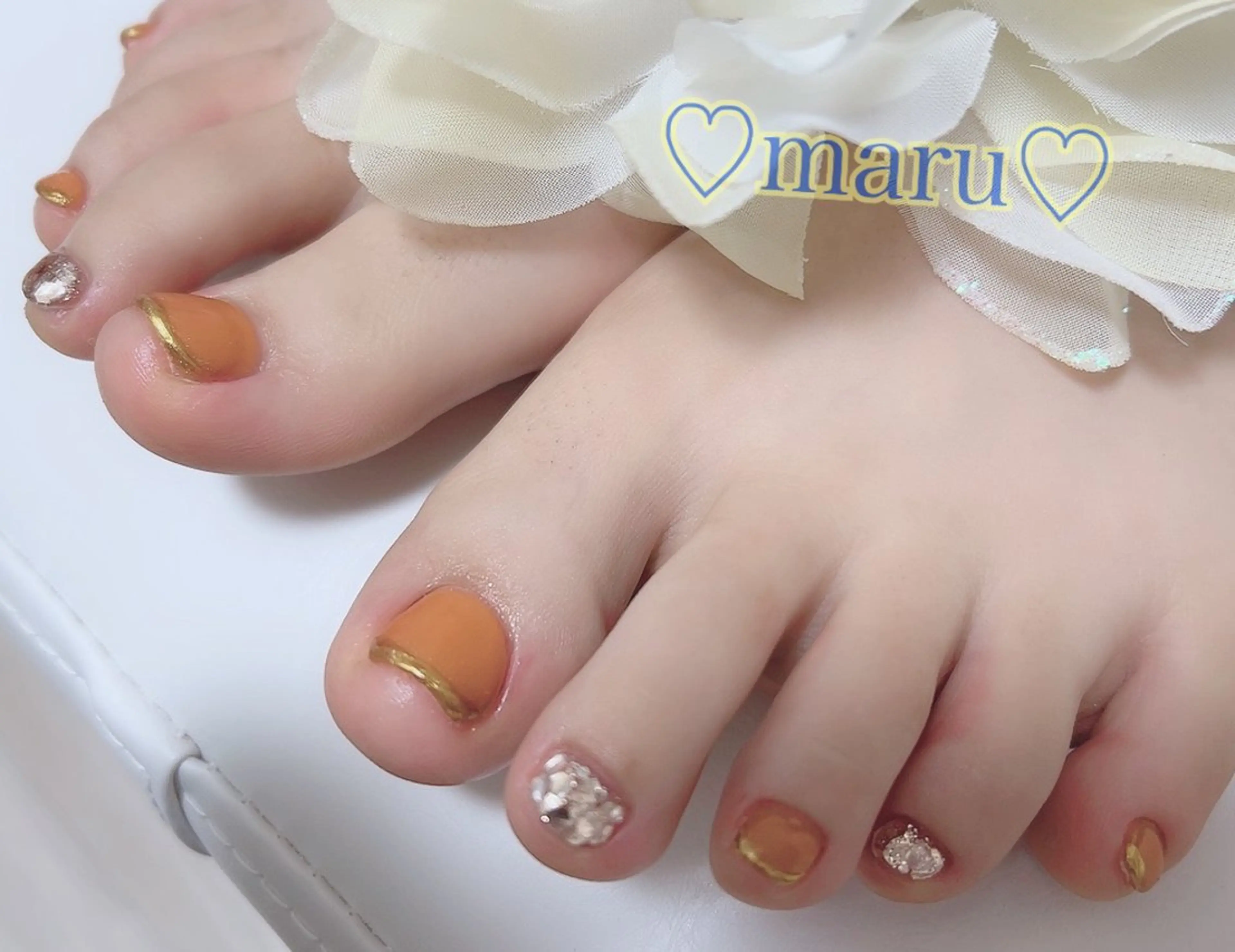 ネイル ハンドネイル フットネイル まるみ ♡のネイルデザイン