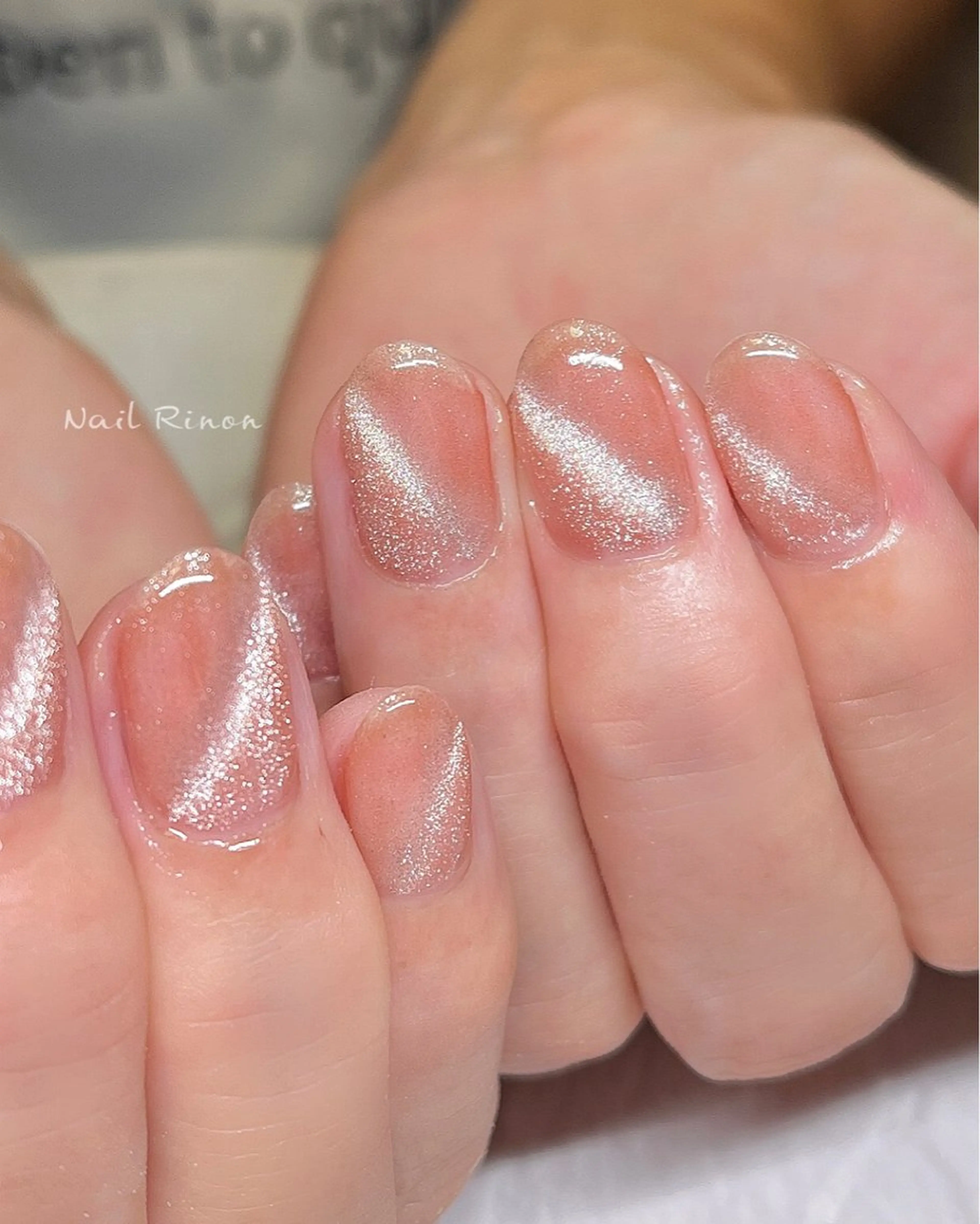 ネイル マグネットネイル ハンドネイル Nail Rinonのネイルデザイン