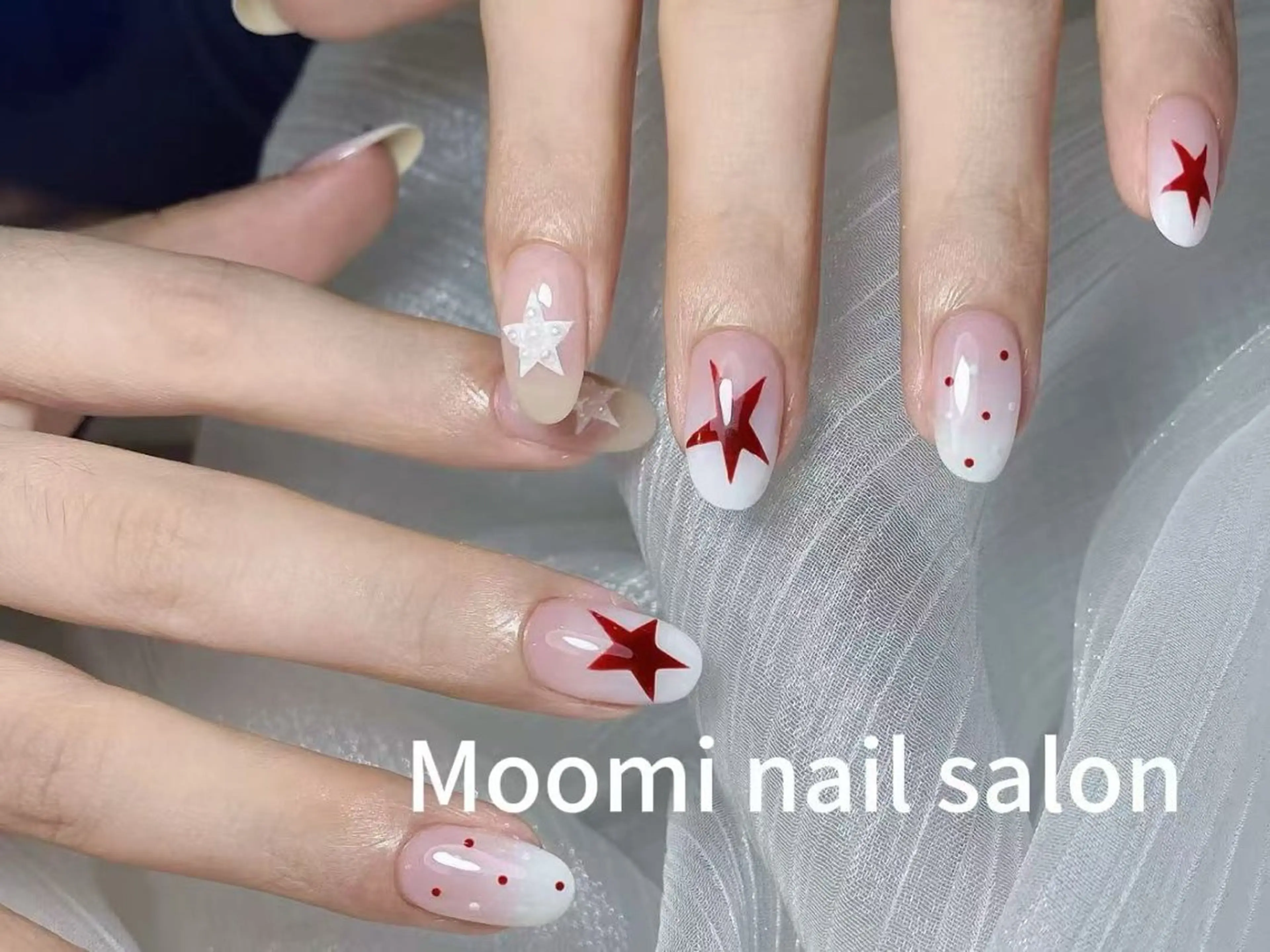 ロング ハンドネイル Moomi nail salonのネイルデザイン