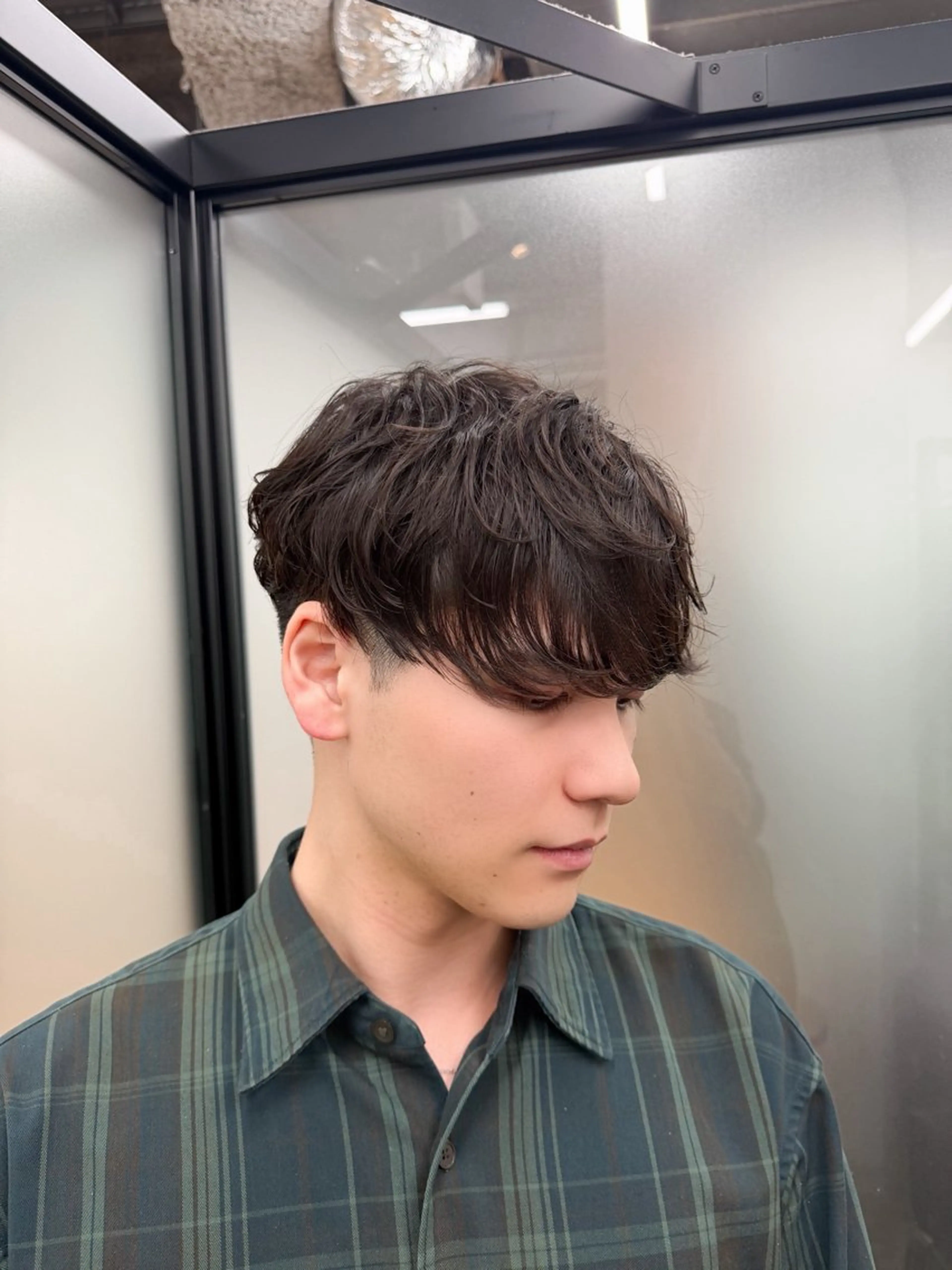 パーマ メンズ メンズパーマ カット パーマ DXシェアサロン渋谷所属・やわらかパーマ 石川雄麻のヘアスタイル
