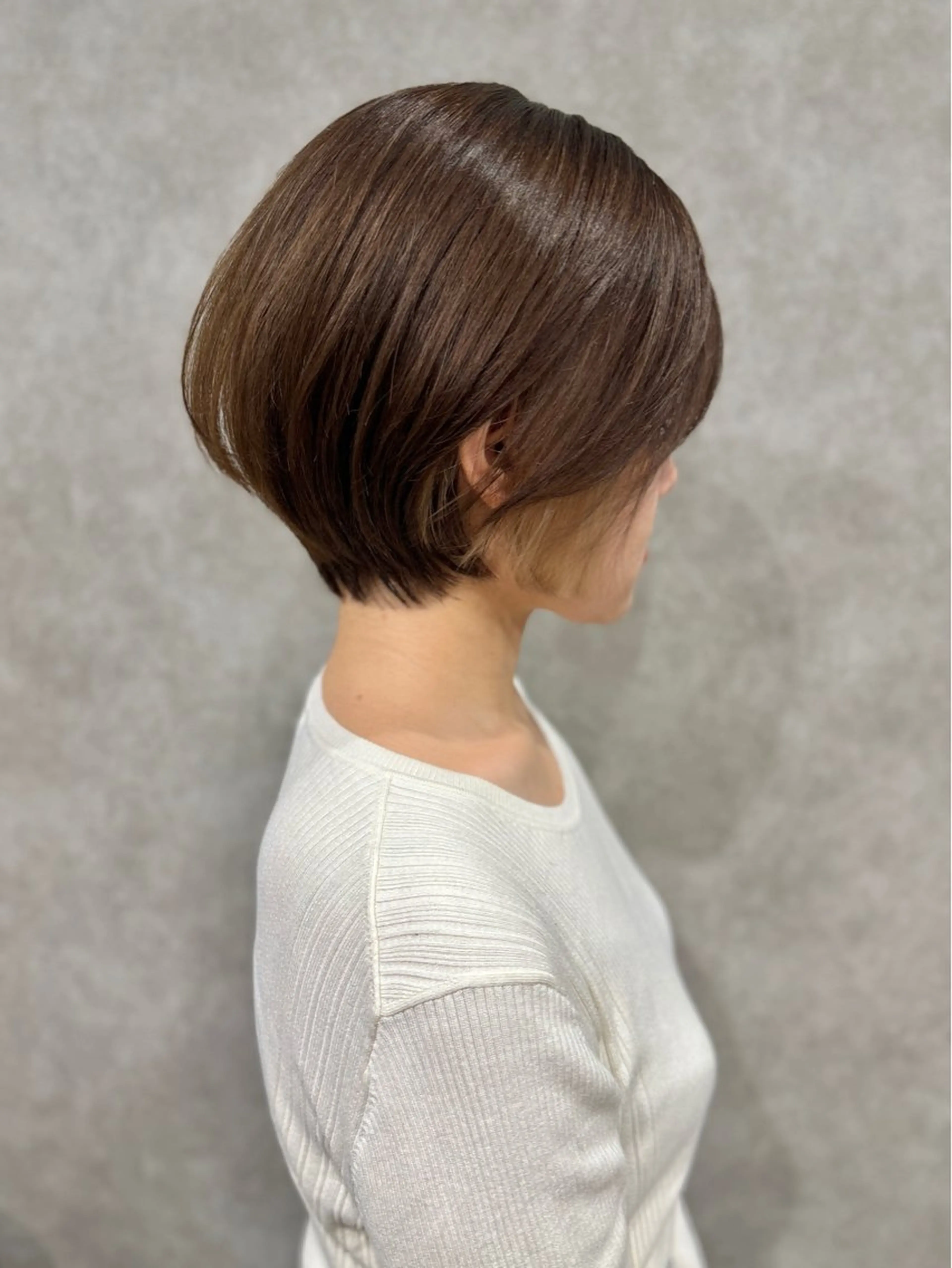 ショート 髪質改善 トリートメント カット ヘアカラー トリートメント 鈴木 美穂のヘアスタイル