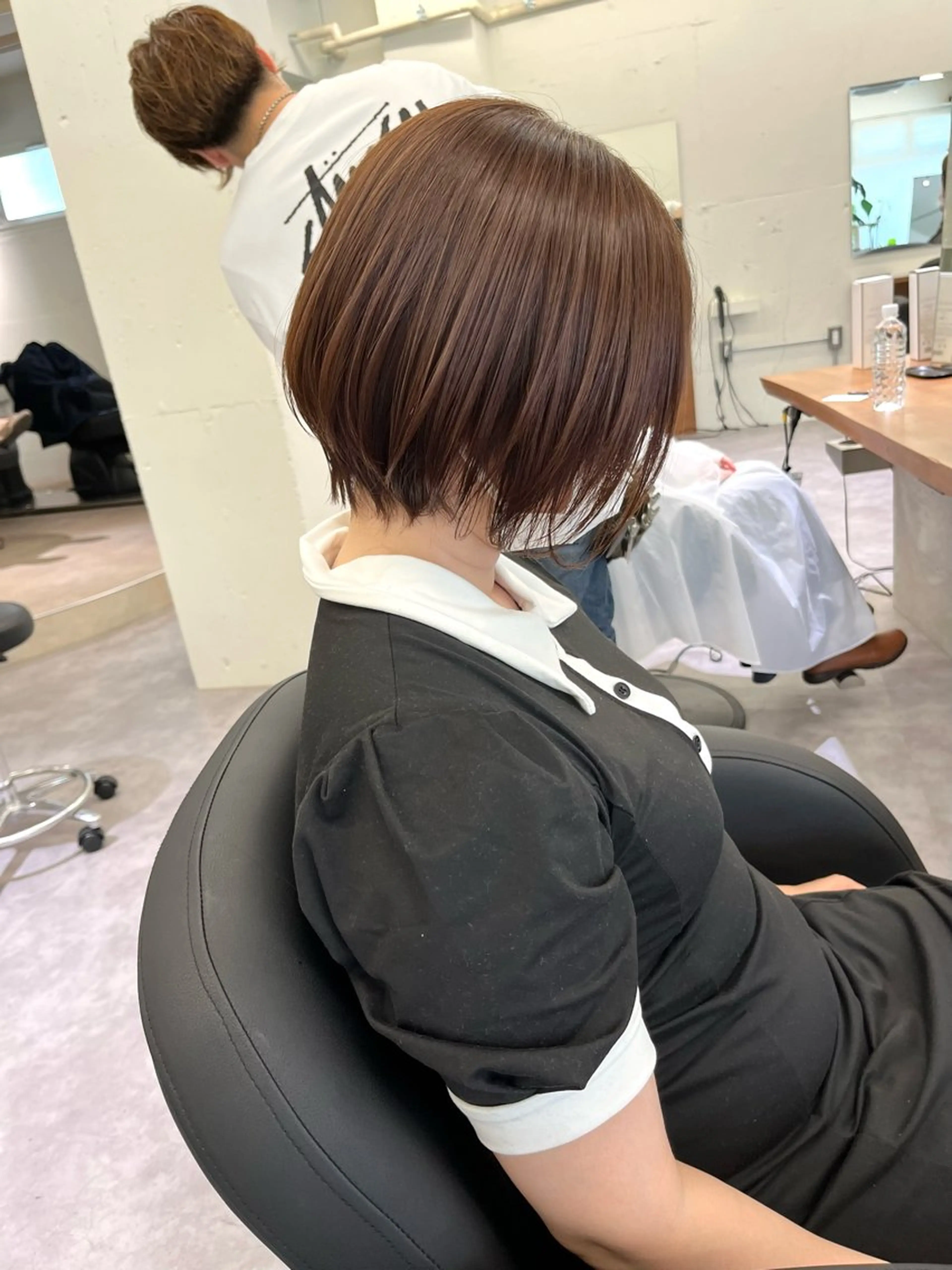 ショート ショートボブ ボブ ショートヘア カット ヘアカラー トリートメント 鈴村祐也/ショート /縮毛矯正のヘアスタイル