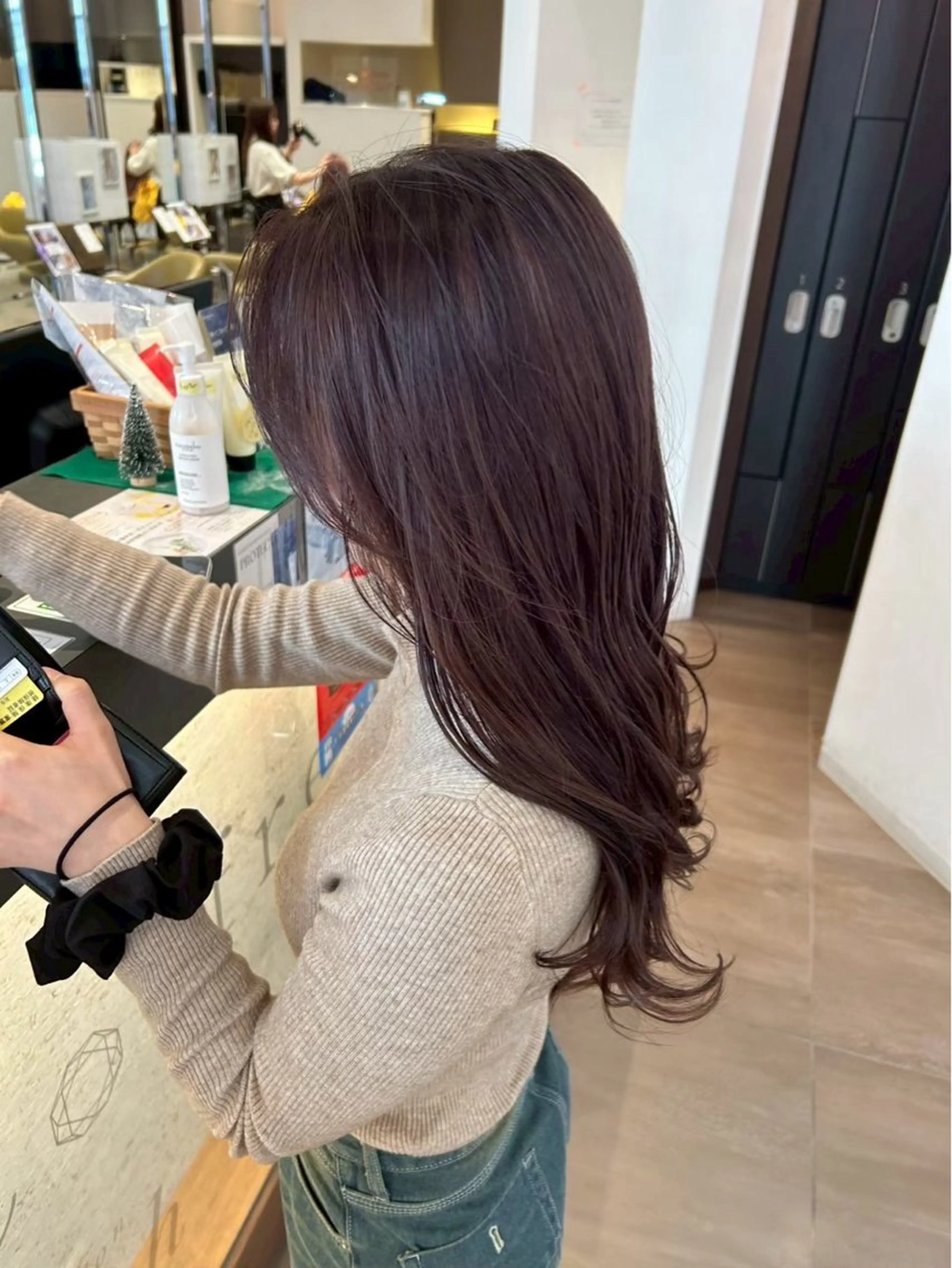 ロング カラー ヘアアレンジ 京野 美月のヘアスタイル