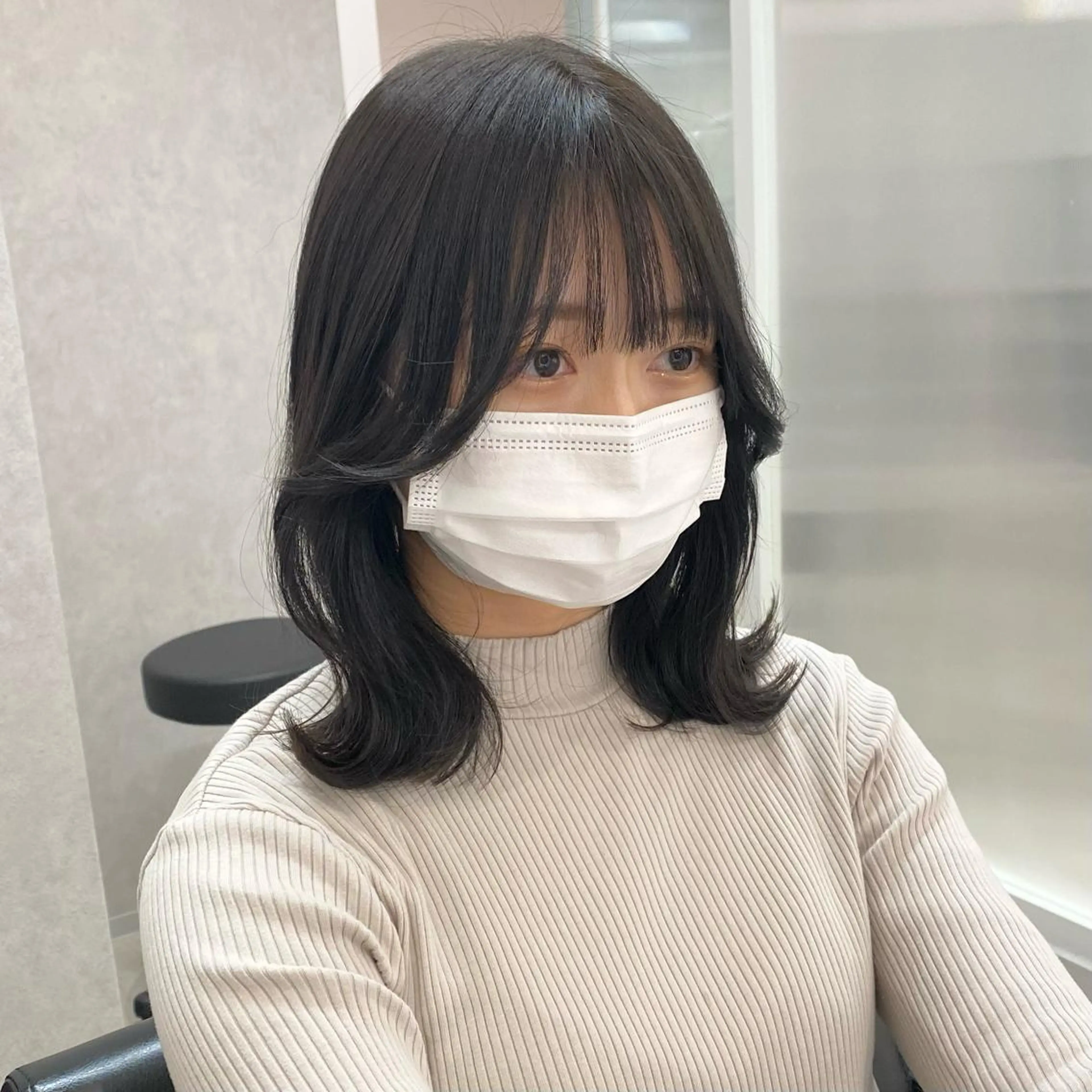 ミディアム 髪質改善 ヒデのヘアスタイル