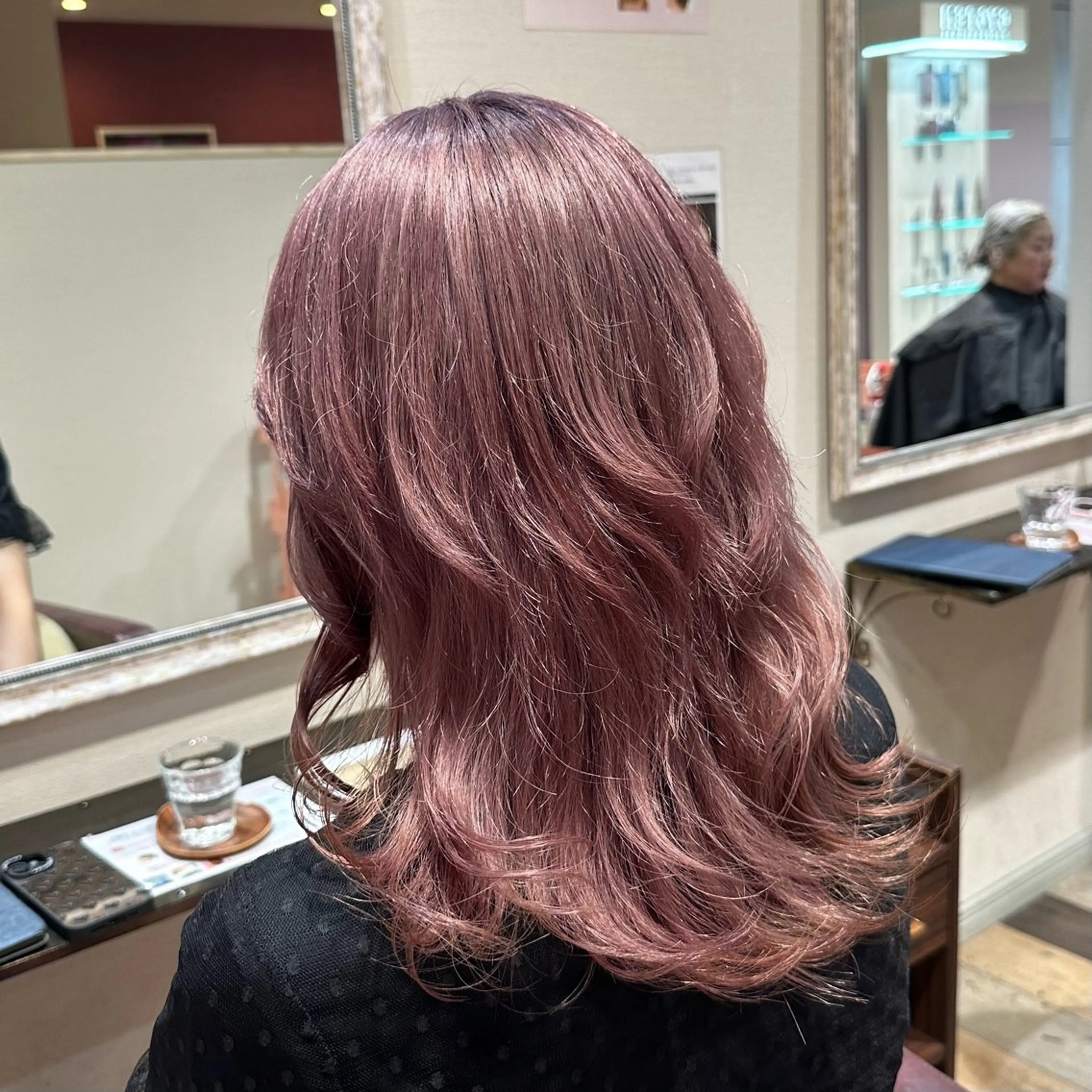 ミディアム カラー 柔らかいcolor ￤韓国￤🩰マユ🩰のヘアスタイル