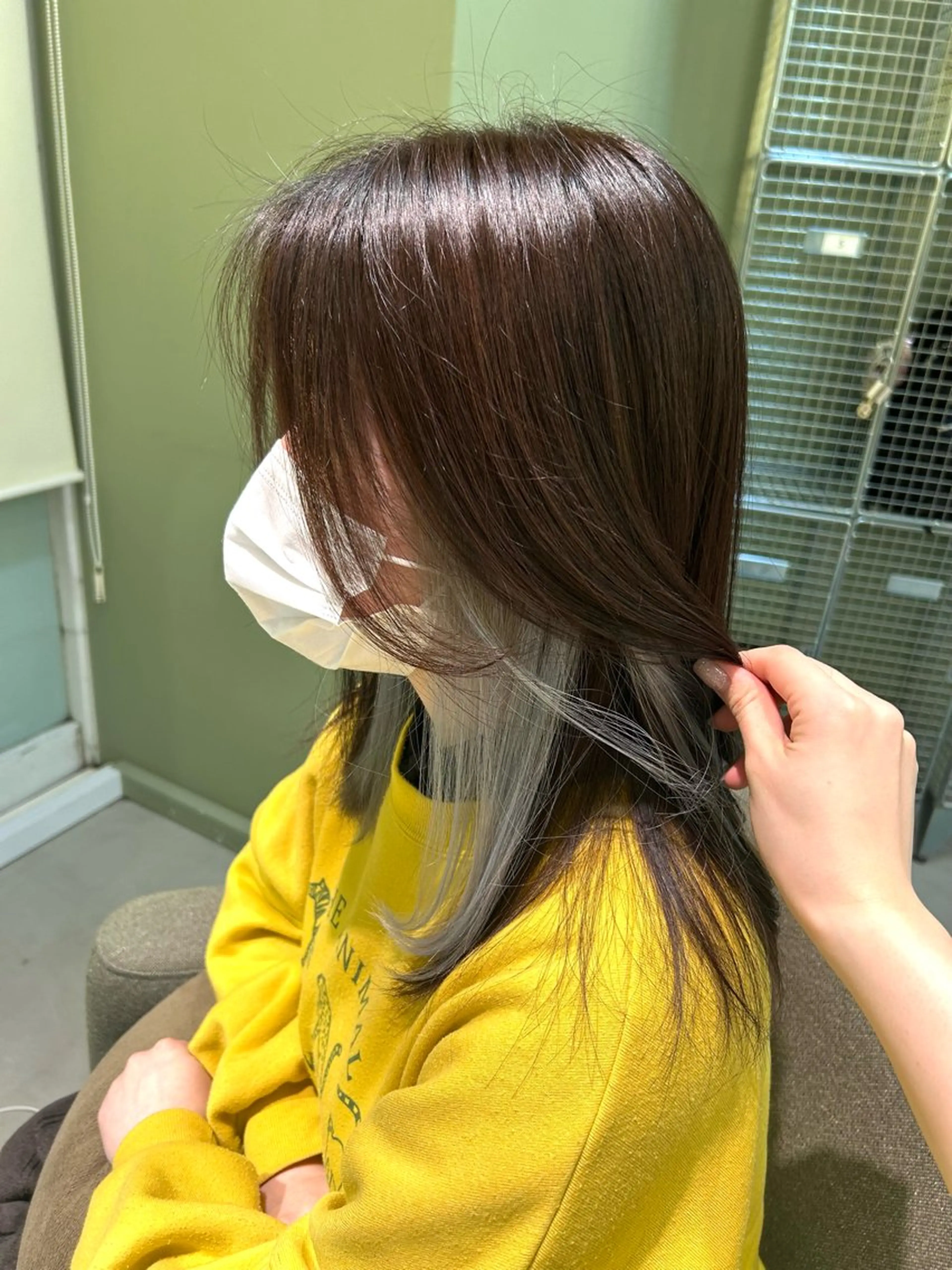 カラー 一條 乃亜のヘアスタイル