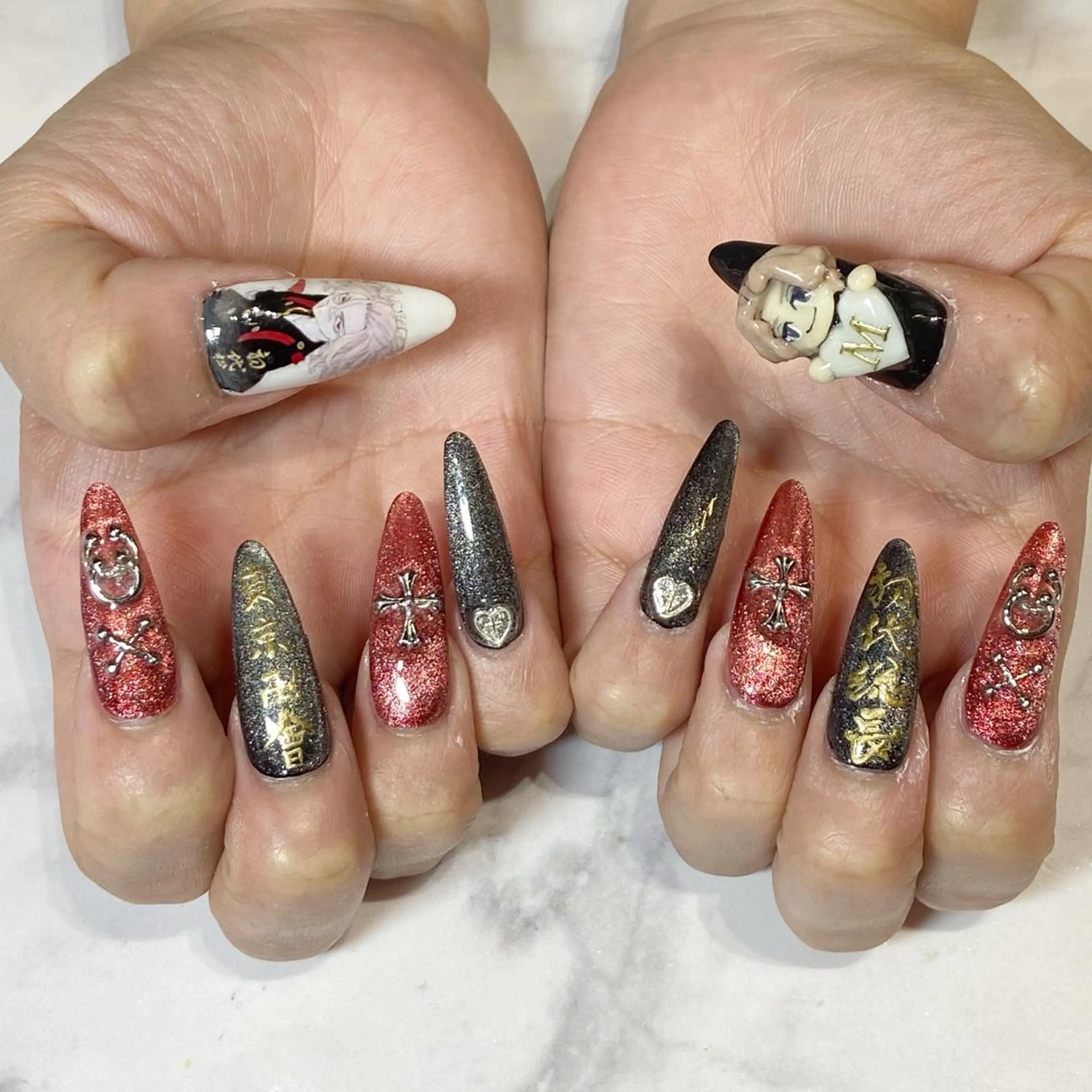 ネイル ジェルネイル ロングネイル スカルプネイル ネイルチップ YUN 💅のネイルデザイン