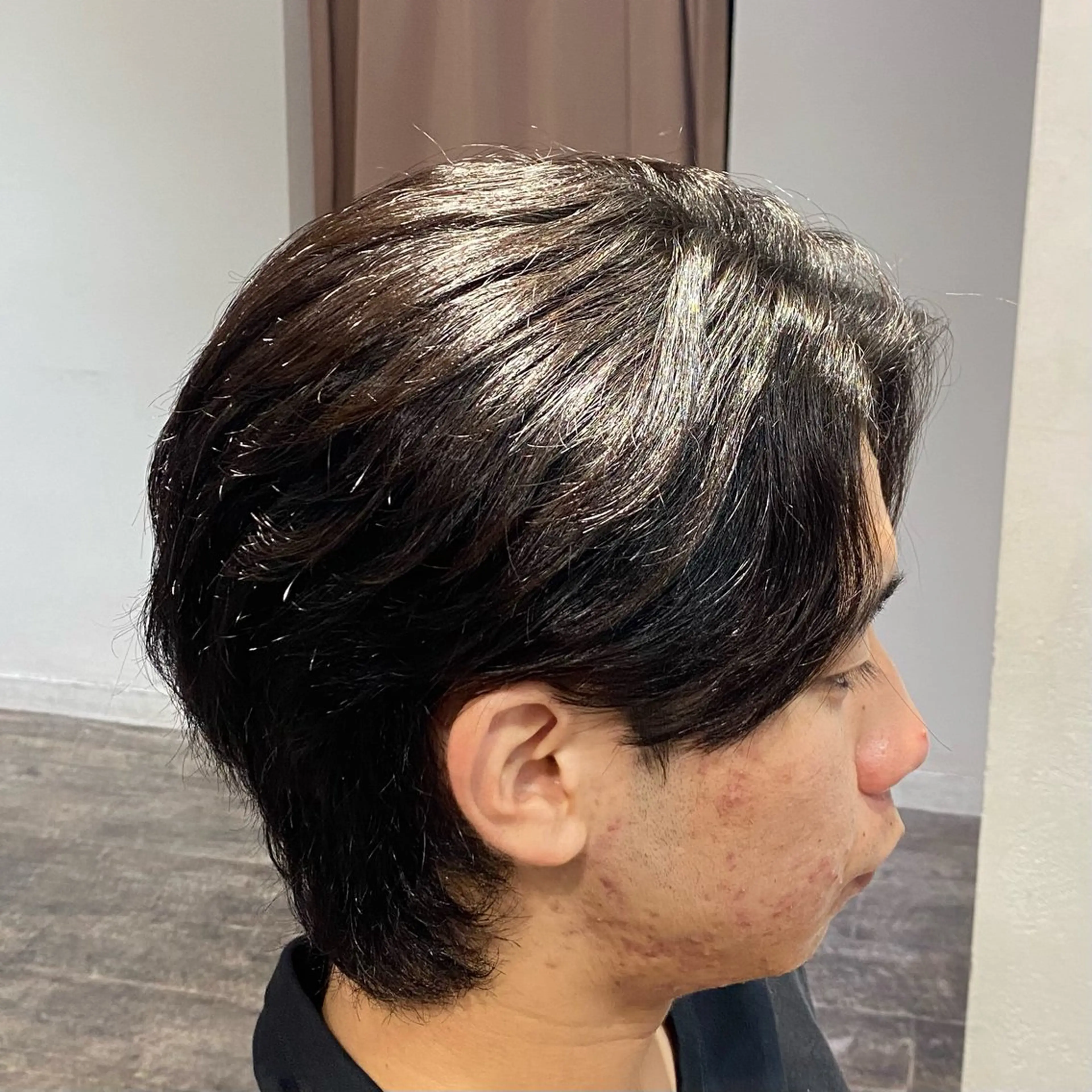 ミディアム メンズ カット 江﨑 翔のヘアスタイル