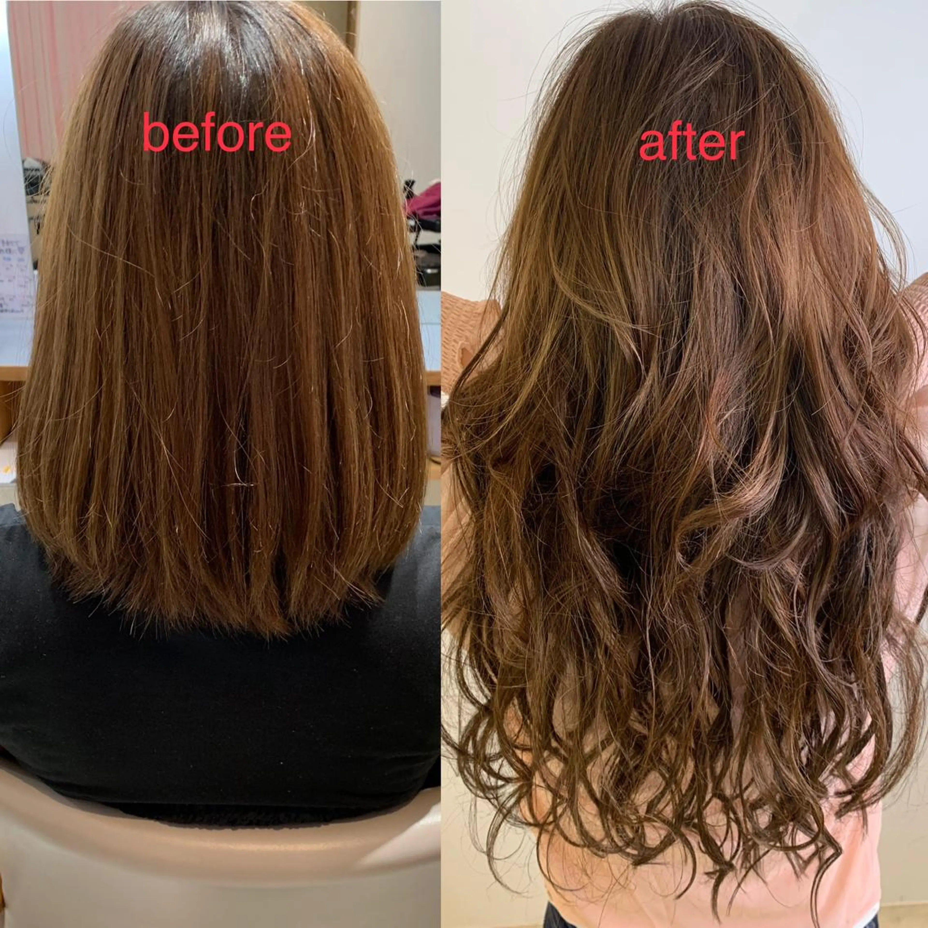 ロング ヘアカラー トリートメント エクステ eyelush color world庄内駅前所属・シールエクステ／豊中 吉田孝司のヘアスタイル