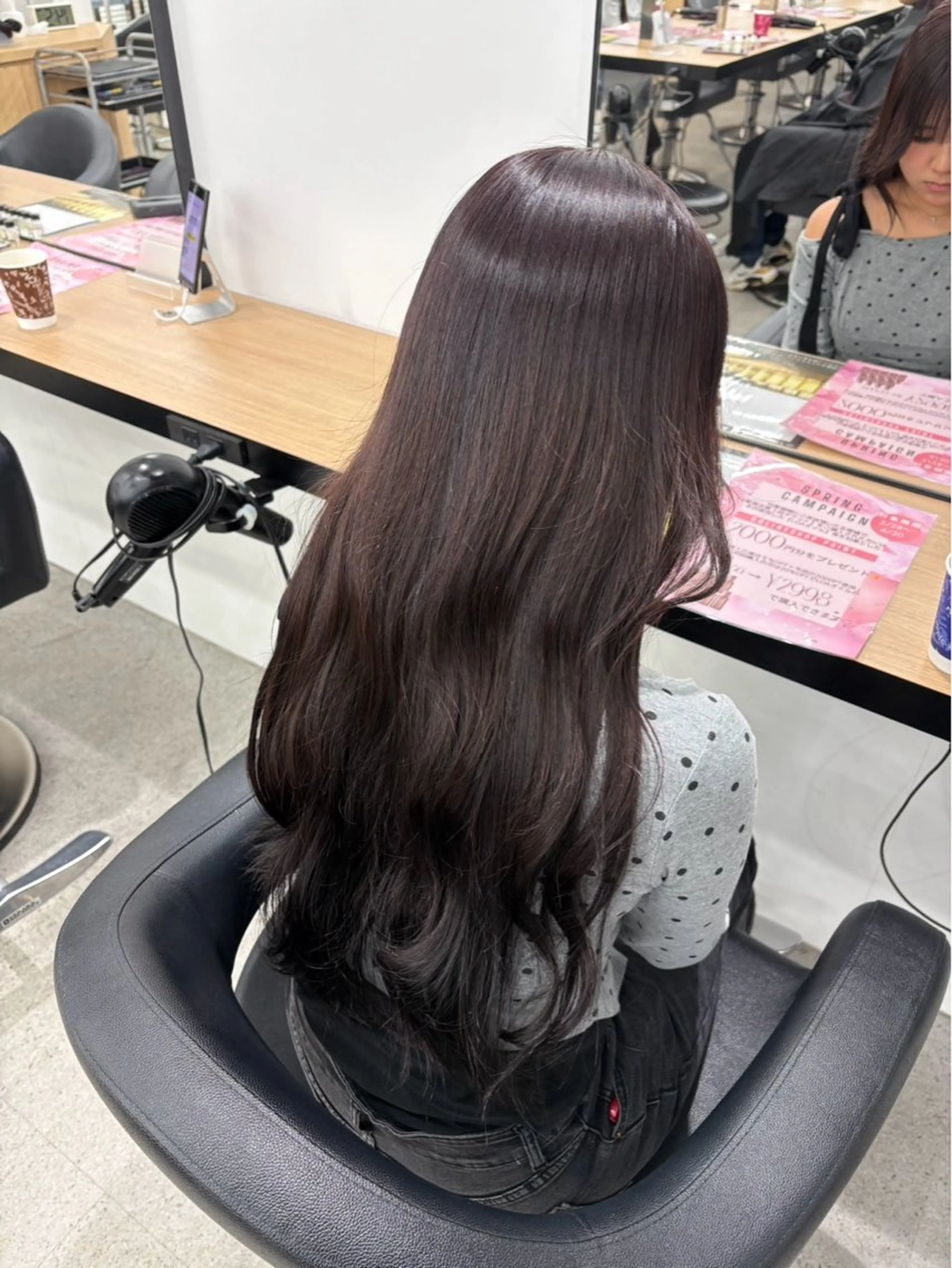 ロング ヘアカラー miku/ラベンダー 透明感カラー🪻❤︎のヘアスタイル