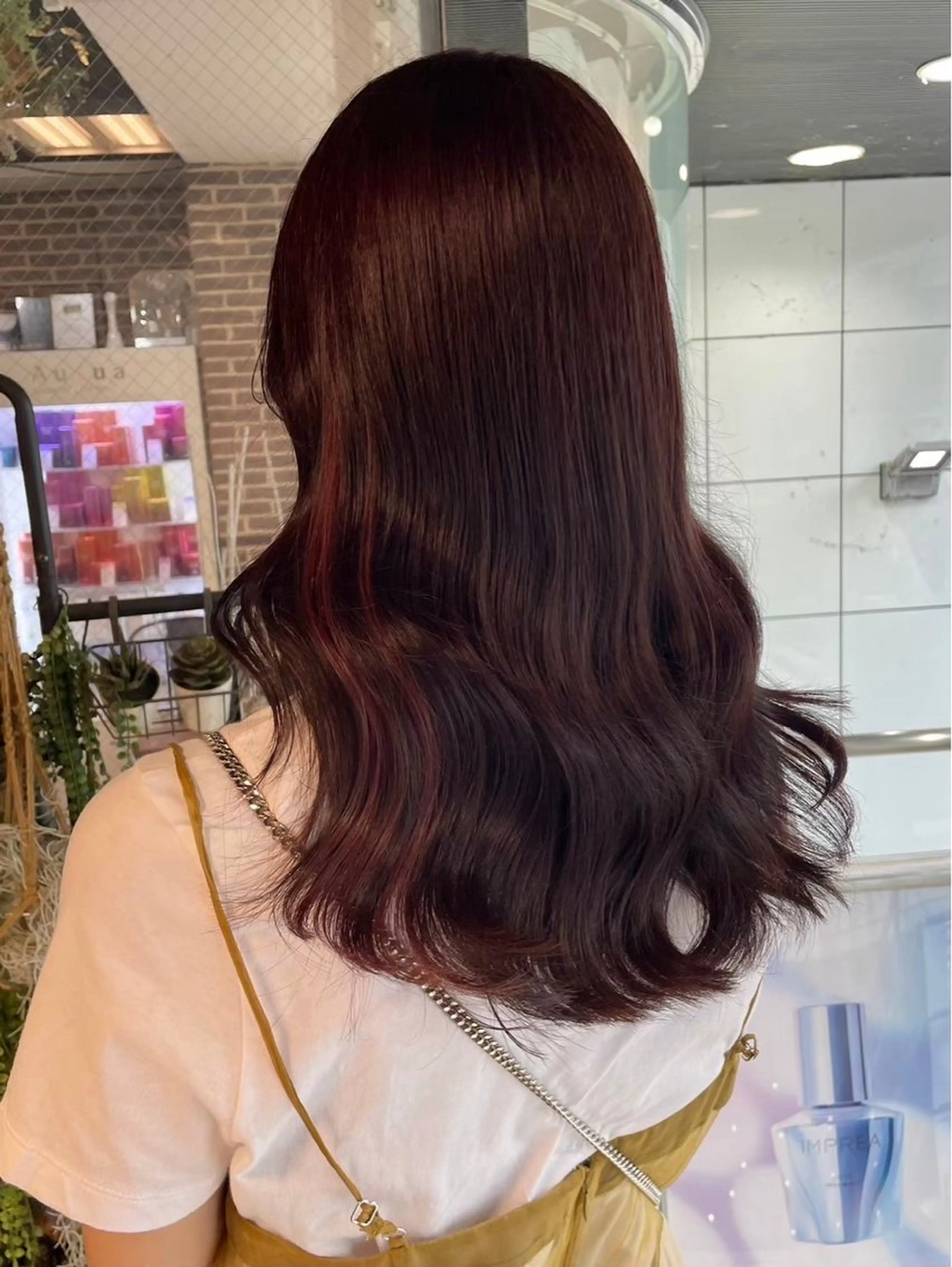 ロング カラー ヘアカラー トリートメント 🎀暖色カラー/ ハナ🎀のヘアスタイル