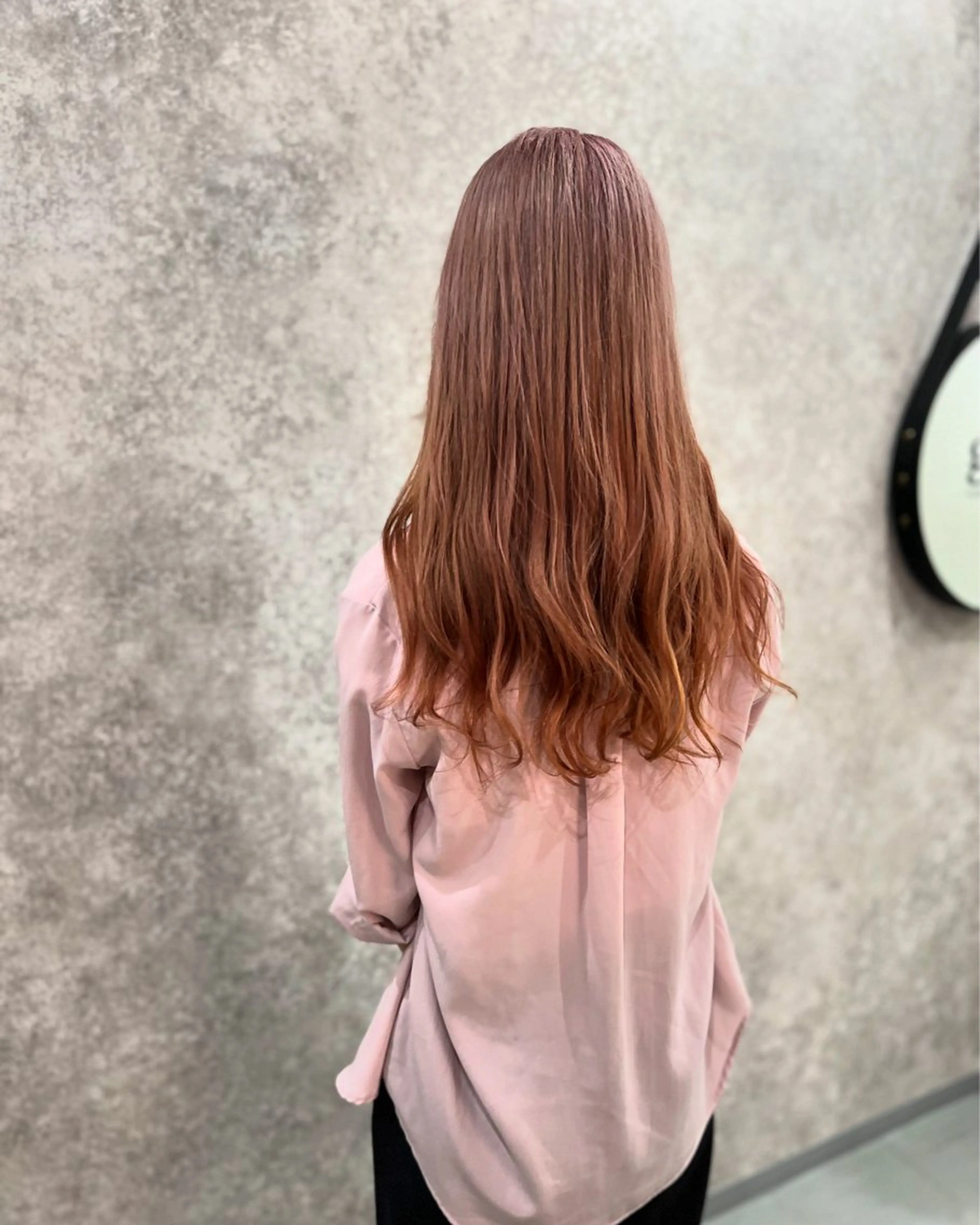 セミロング カラー AIconic nagoya所属・縮毛矯正/ レイヤー/ミディアムのヘアスタイル